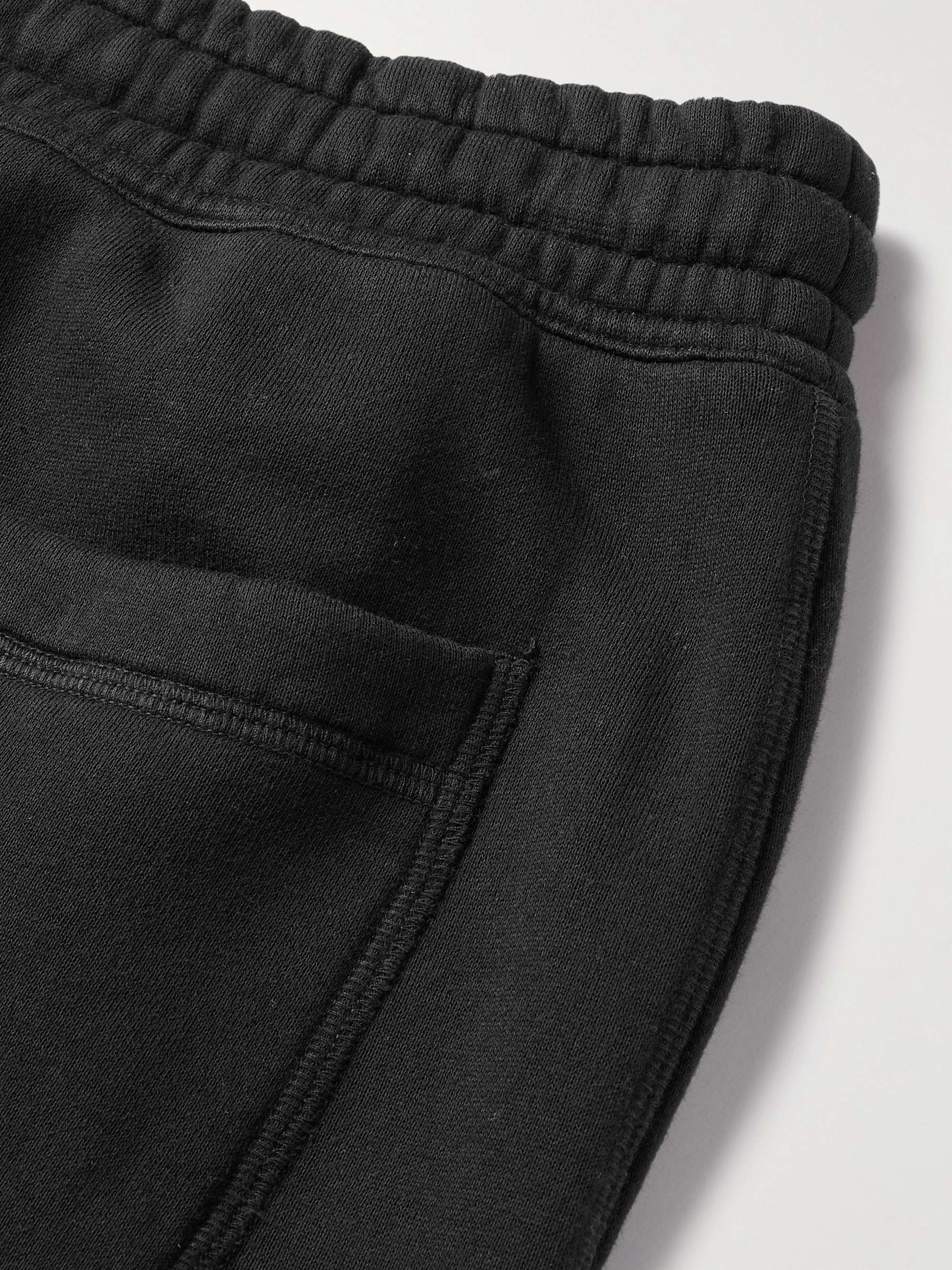 TOM FORD Tapered Garment-Dyed Cotton-Jersey Sweatpants
