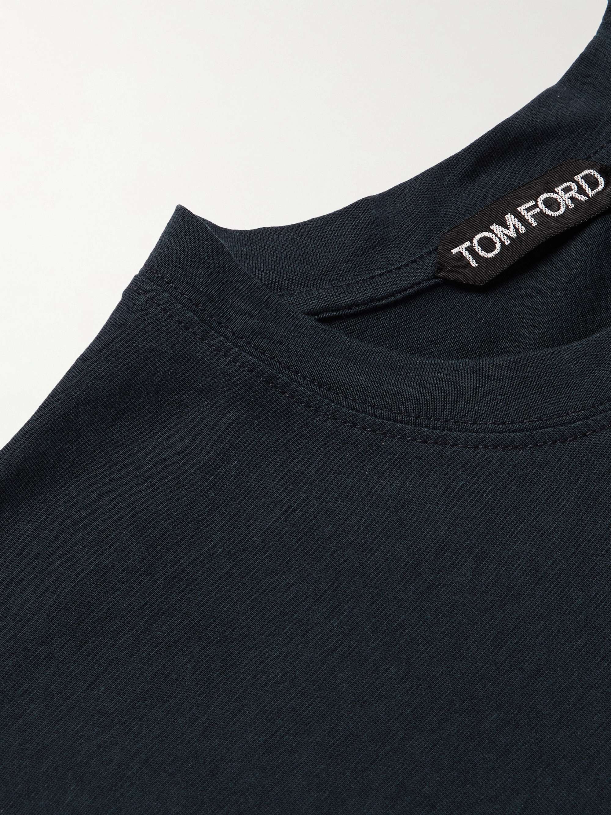 TOM FORD Lyocell and Cotton-Blend Jersey T-Shirt