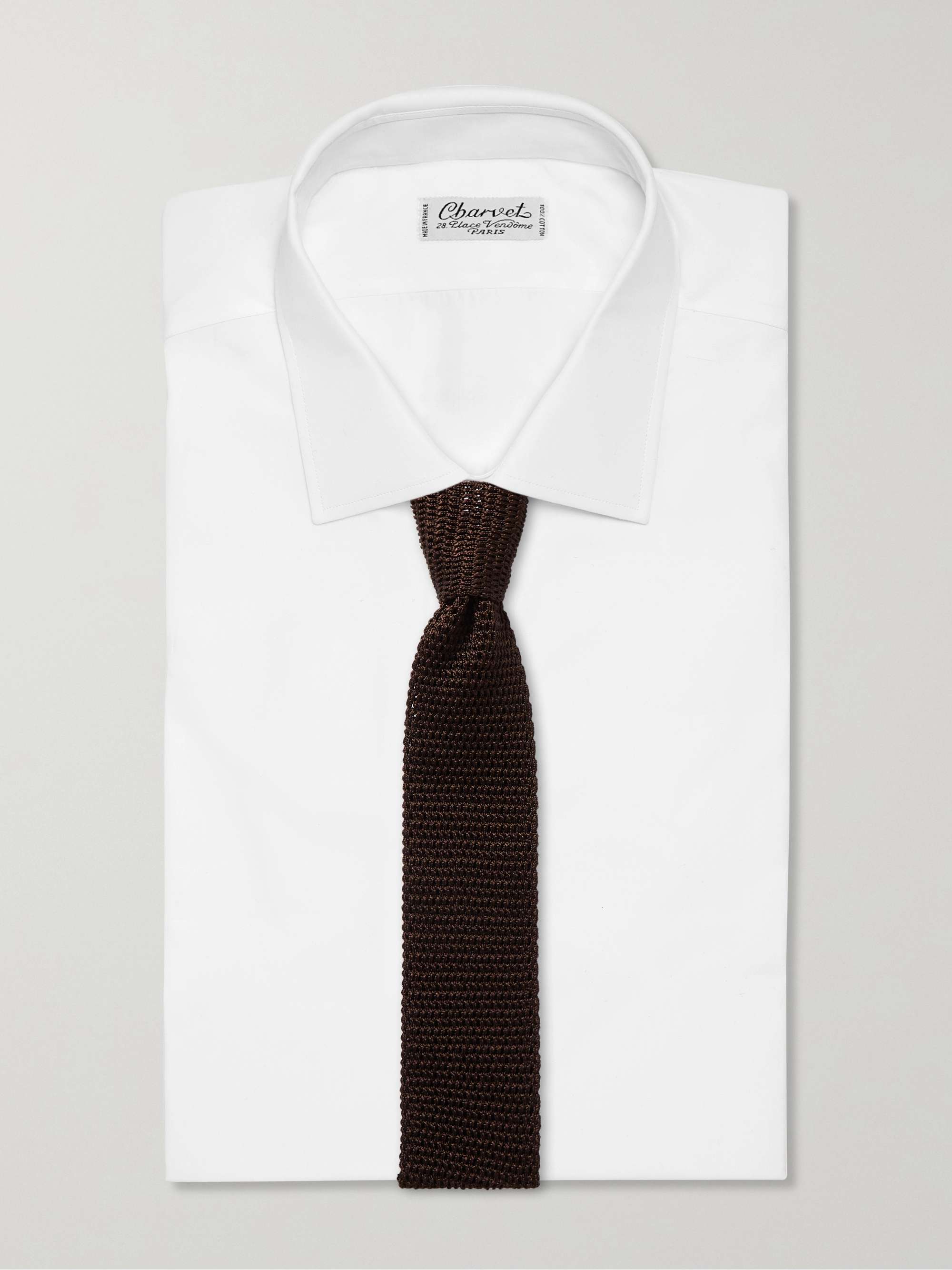TOM FORD 7.5cm Knitted Silk Tie