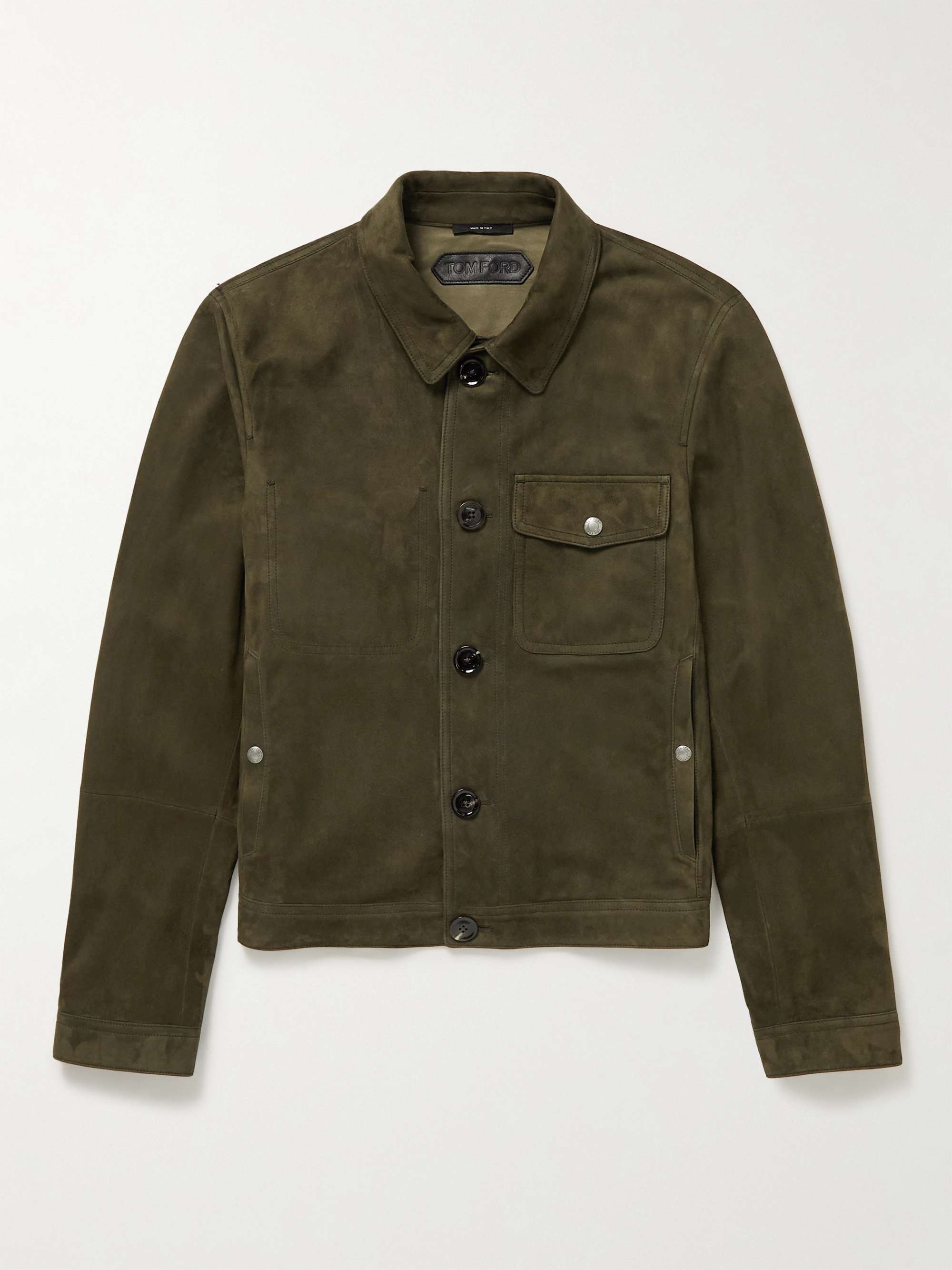 TOM FORD Suede Overshirt