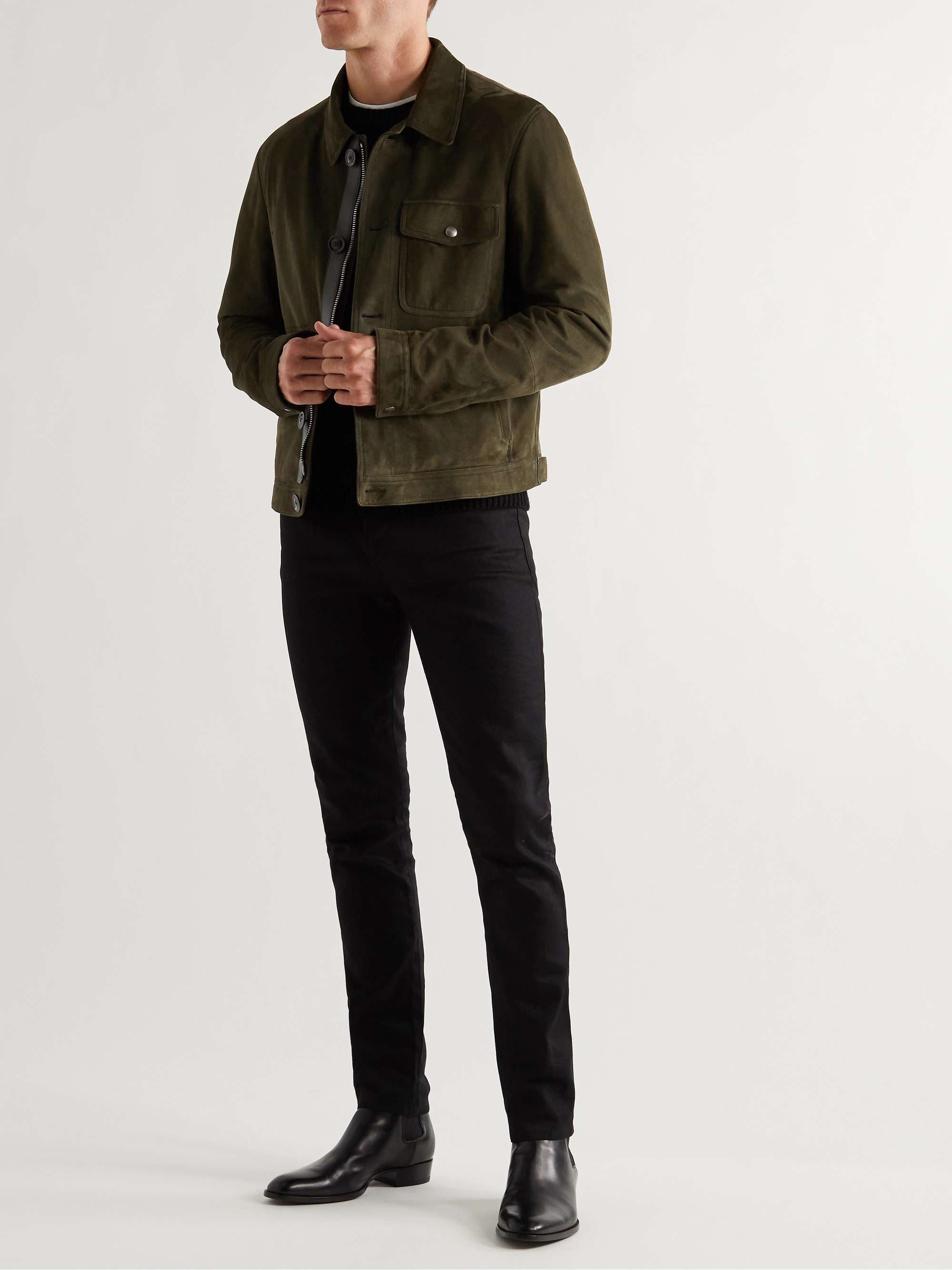 TOM FORD Suede Overshirt