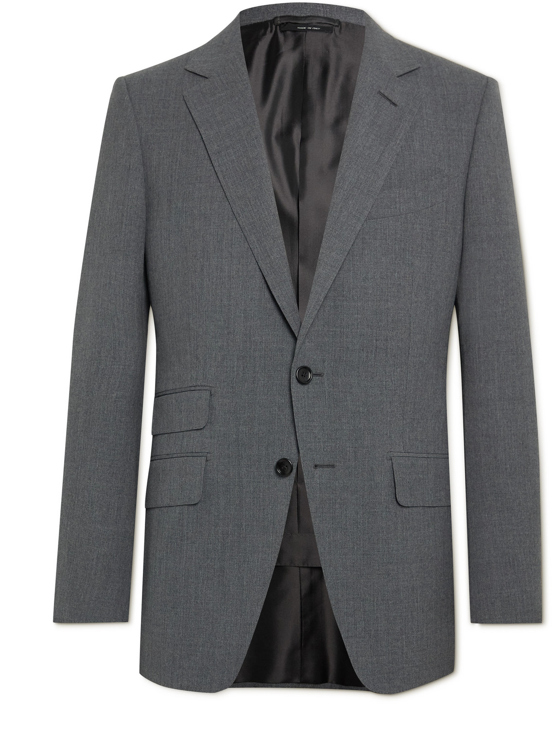 Tom Ford O'connor Slim-fit Wool Suit Jacket In Gray