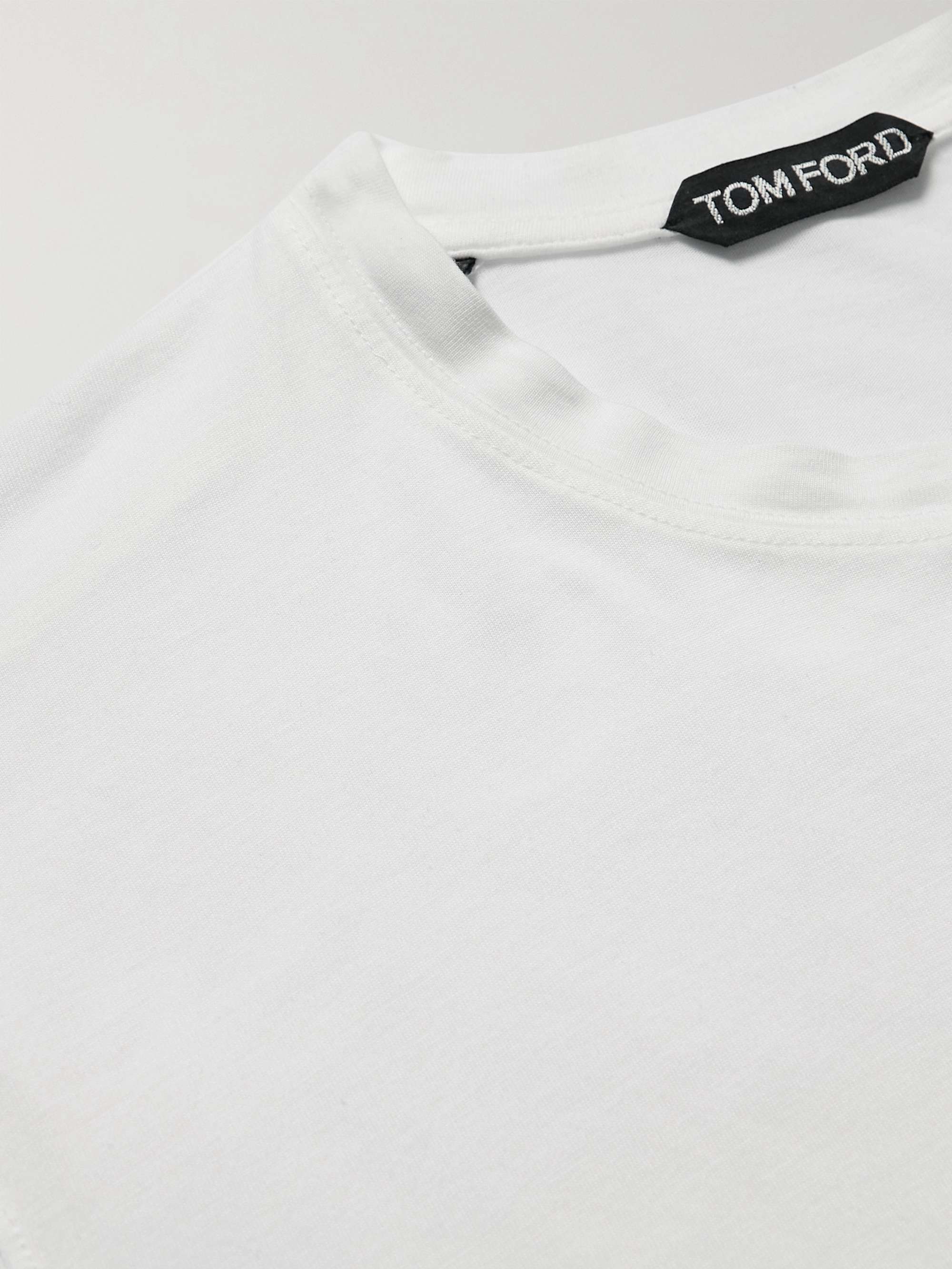TOM FORD Lyocell and Cotton-Blend Jersey T-Shirt