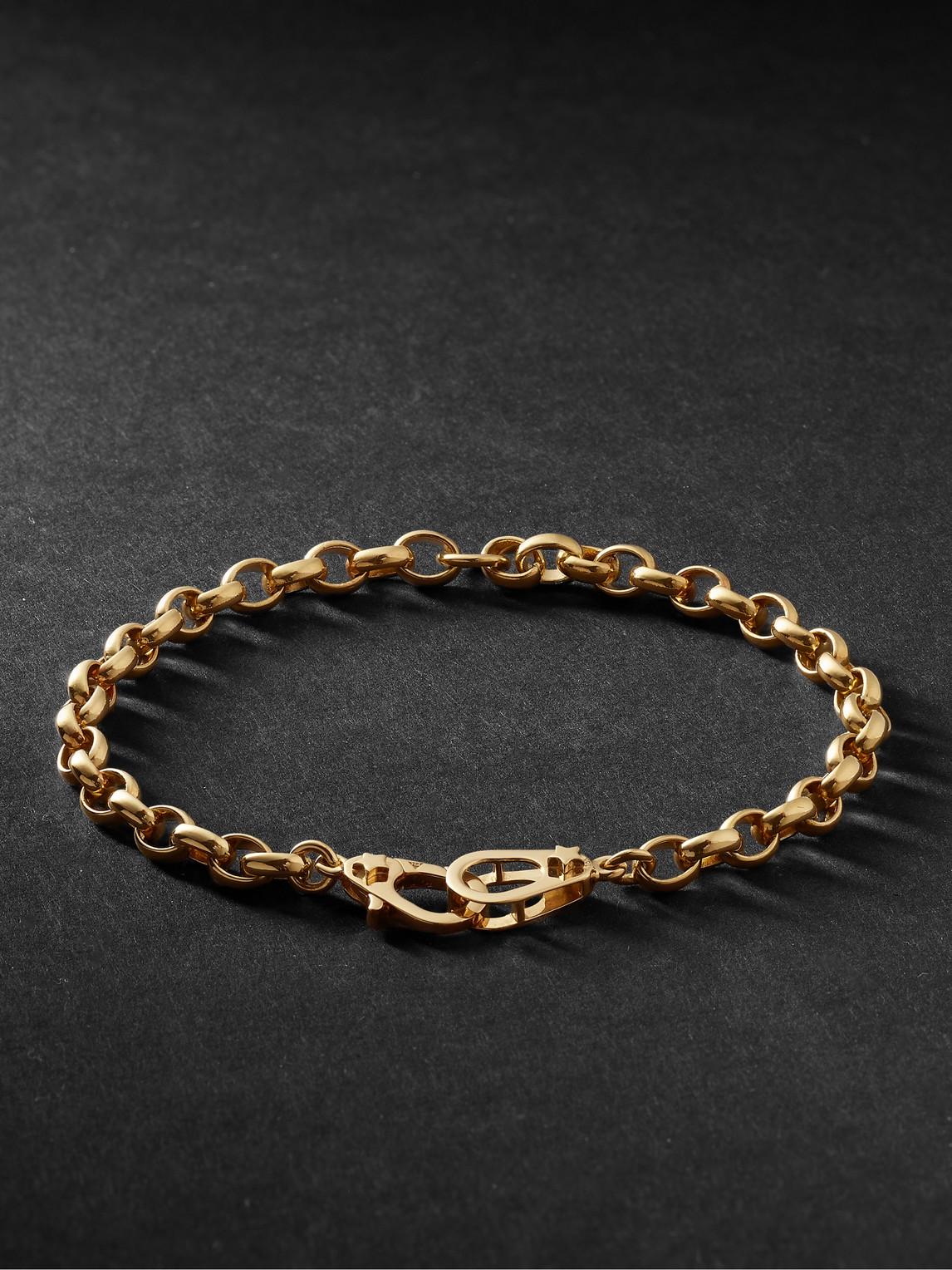 Shop Foundrae Sister Hook 18-karat Gold Bracelet