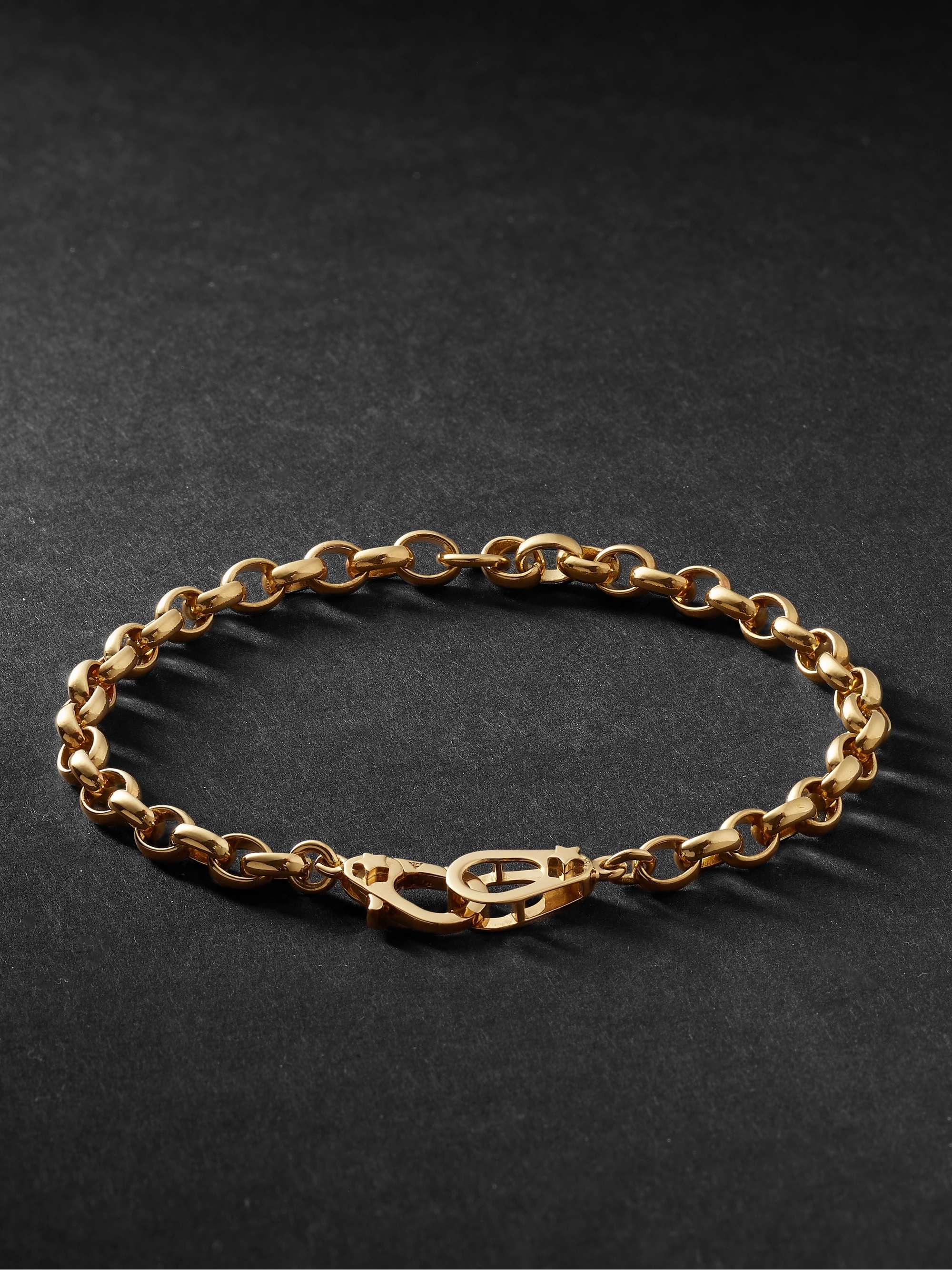 FOUNDRAE Sister Hook 18-Karat Gold Bracelet