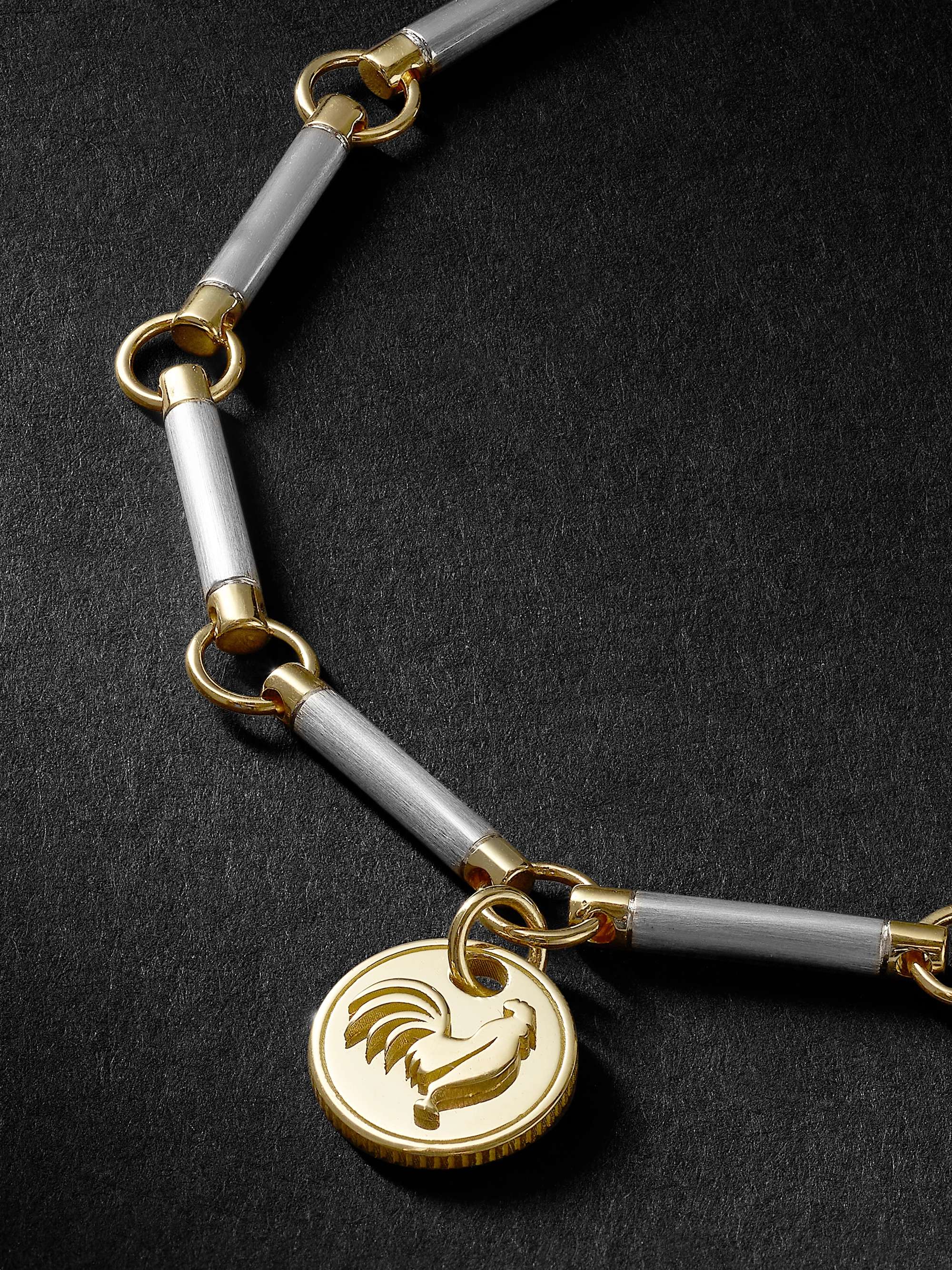 FOUNDRAE 18-Karat White and Yellow Gold Bracelet
