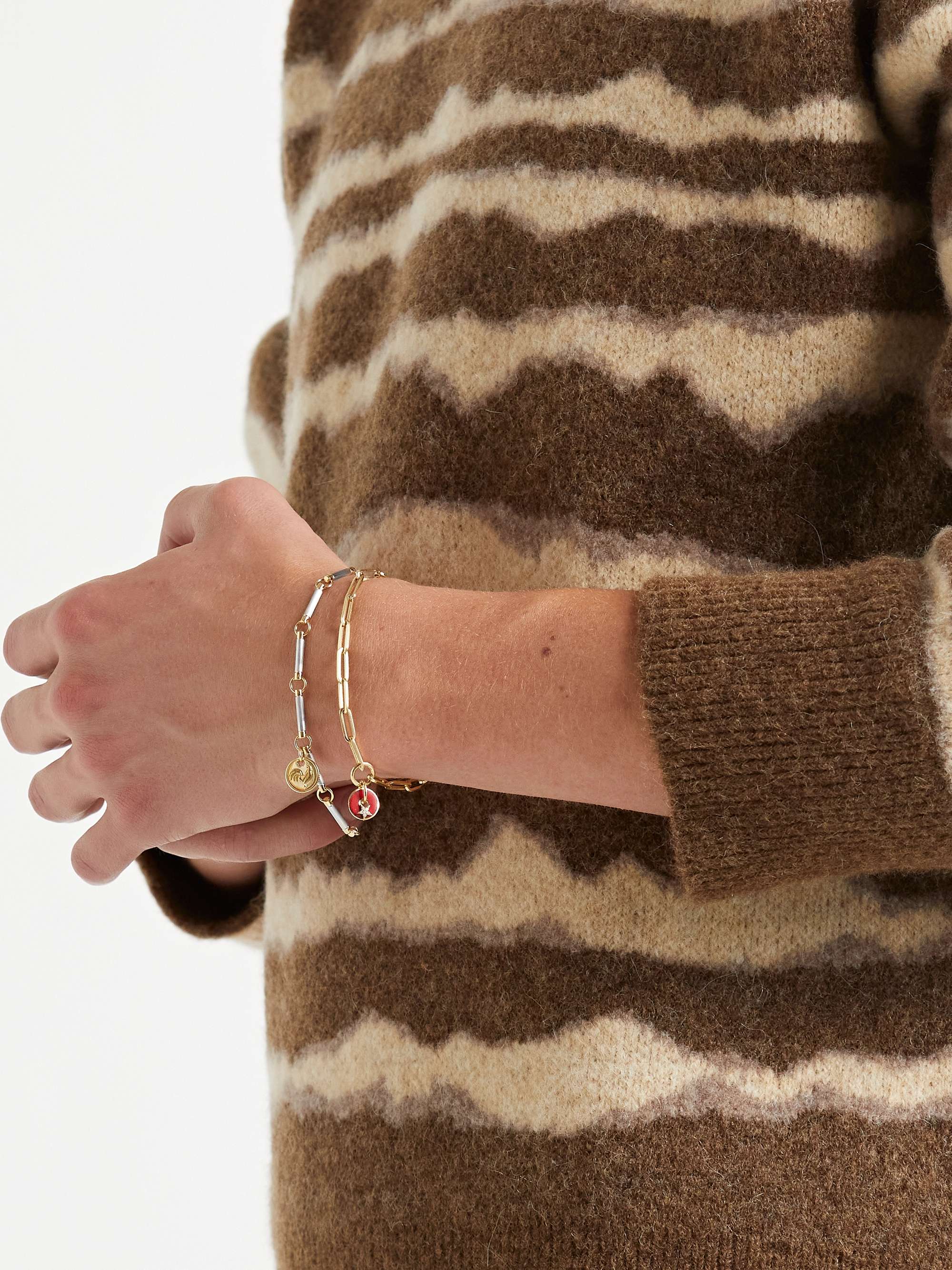 FOUNDRAE 18-Karat White and Yellow Gold Bracelet