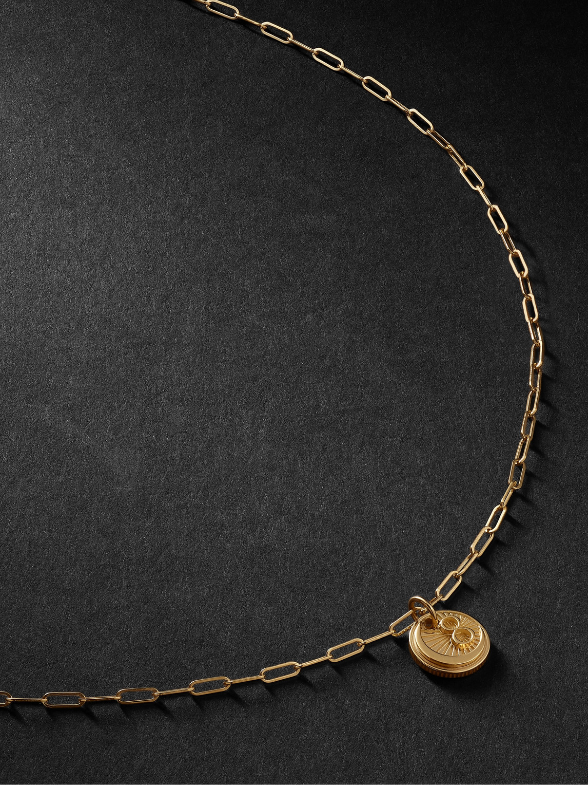 Mini Karma 18-Karat Gold Necklace