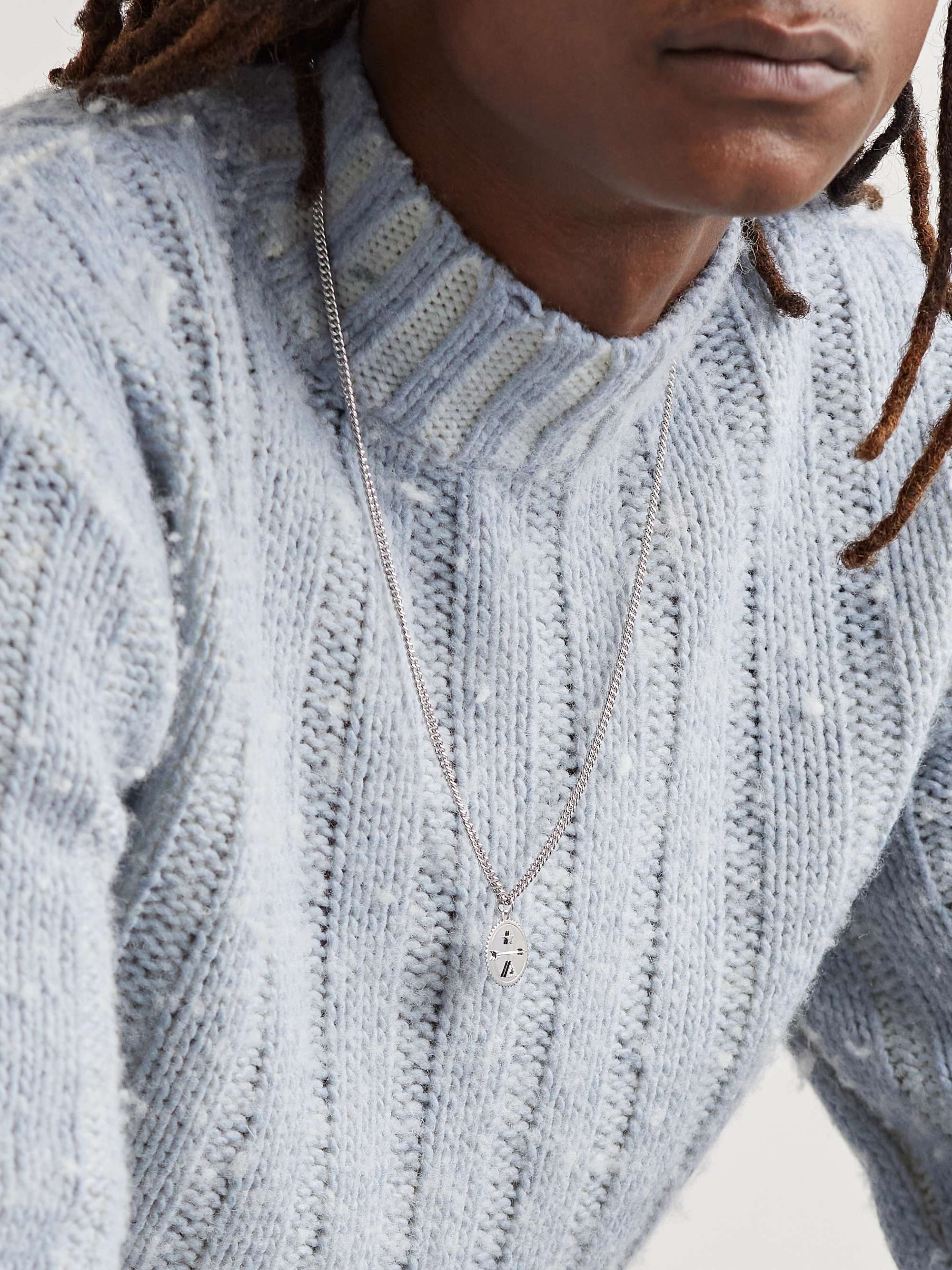 FOUNDRAE Dream White Gold Diamond Pendant Necklace