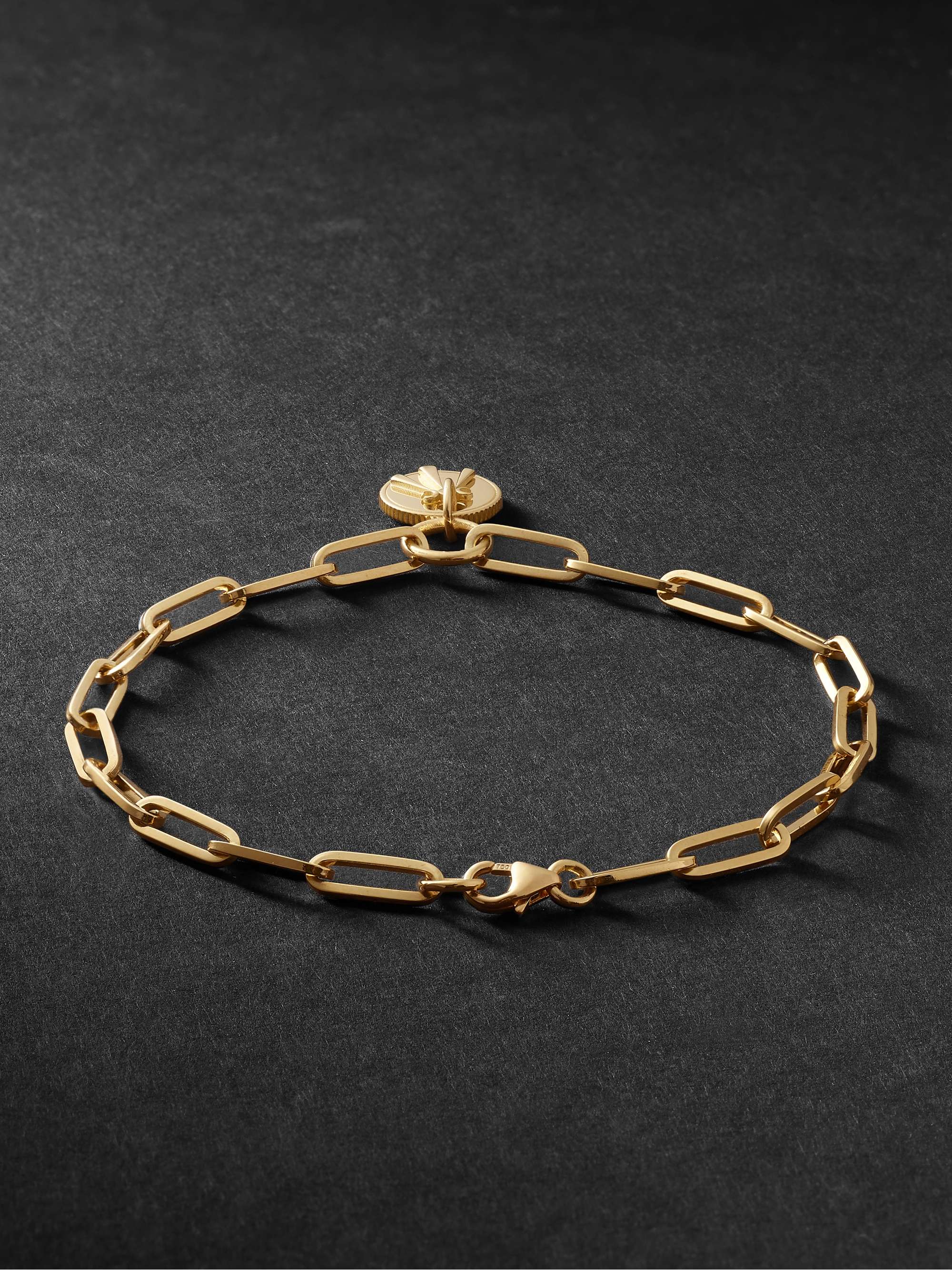 FOUNDRAE Mind, Body, Soul 18-Karat Gold Bracelet