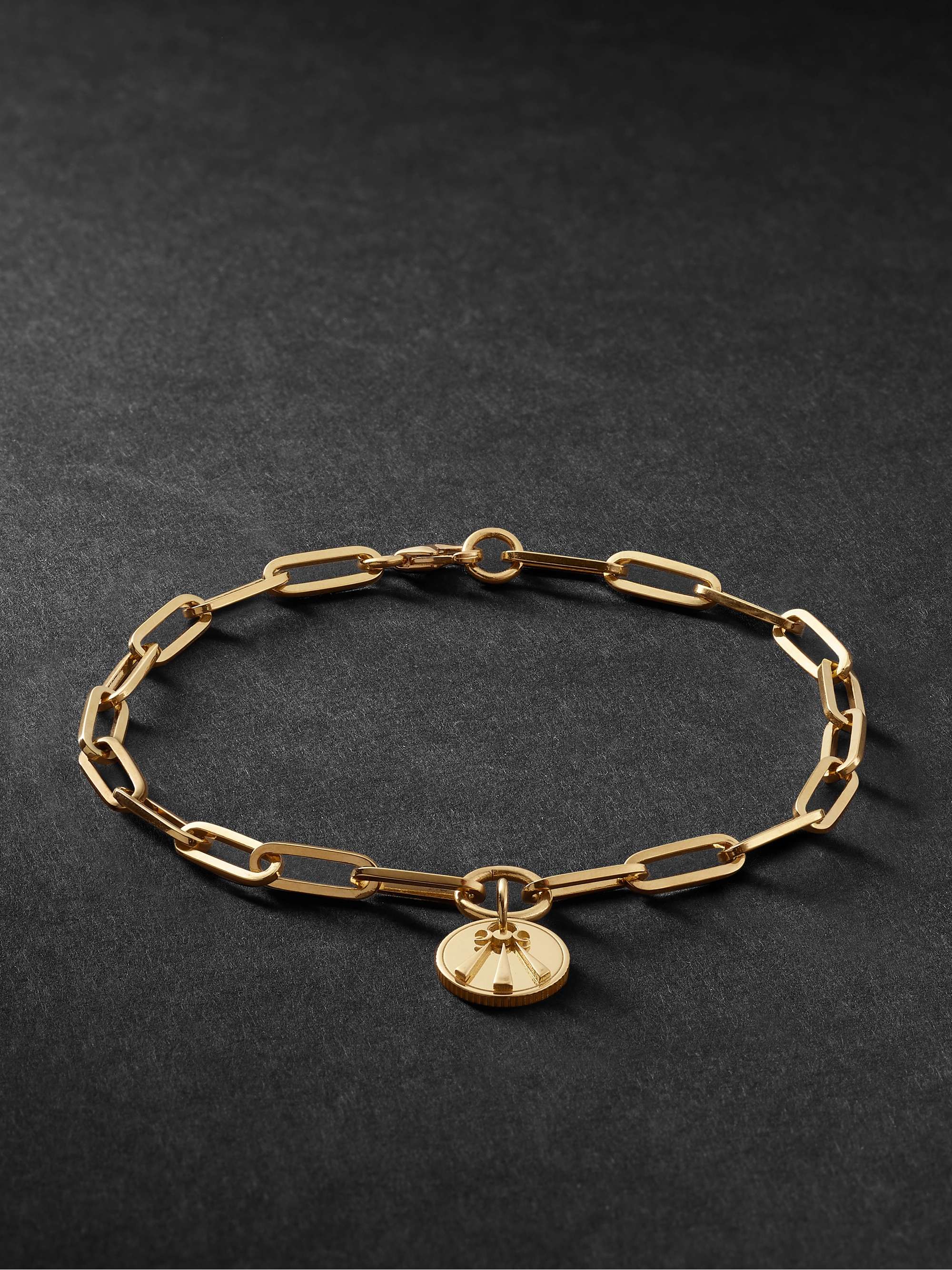 Cassandra Bracelet - Gold Plated Brass – Curb chain and crystal