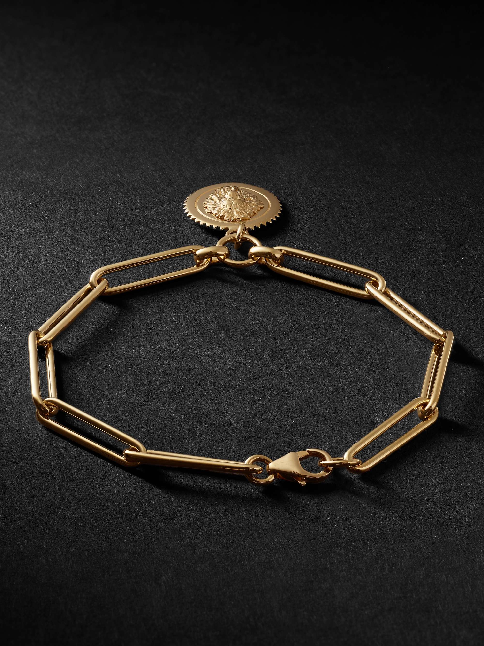 FOUNDRAE Strength Extended Clip 18-Karat Gold Diamond Bracelet