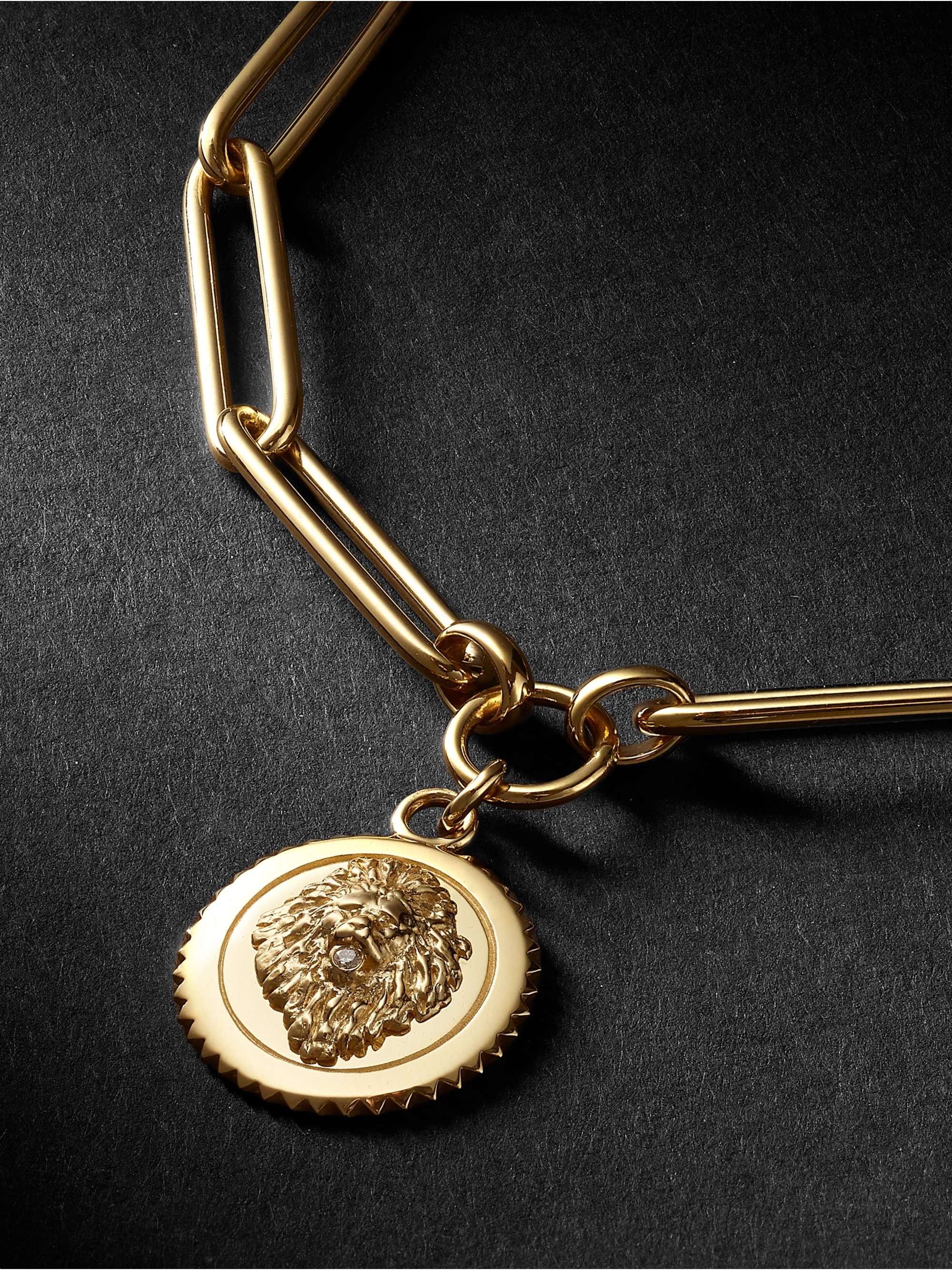 FOUNDRAE Strength Extended Clip 18-Karat Gold Diamond Bracelet