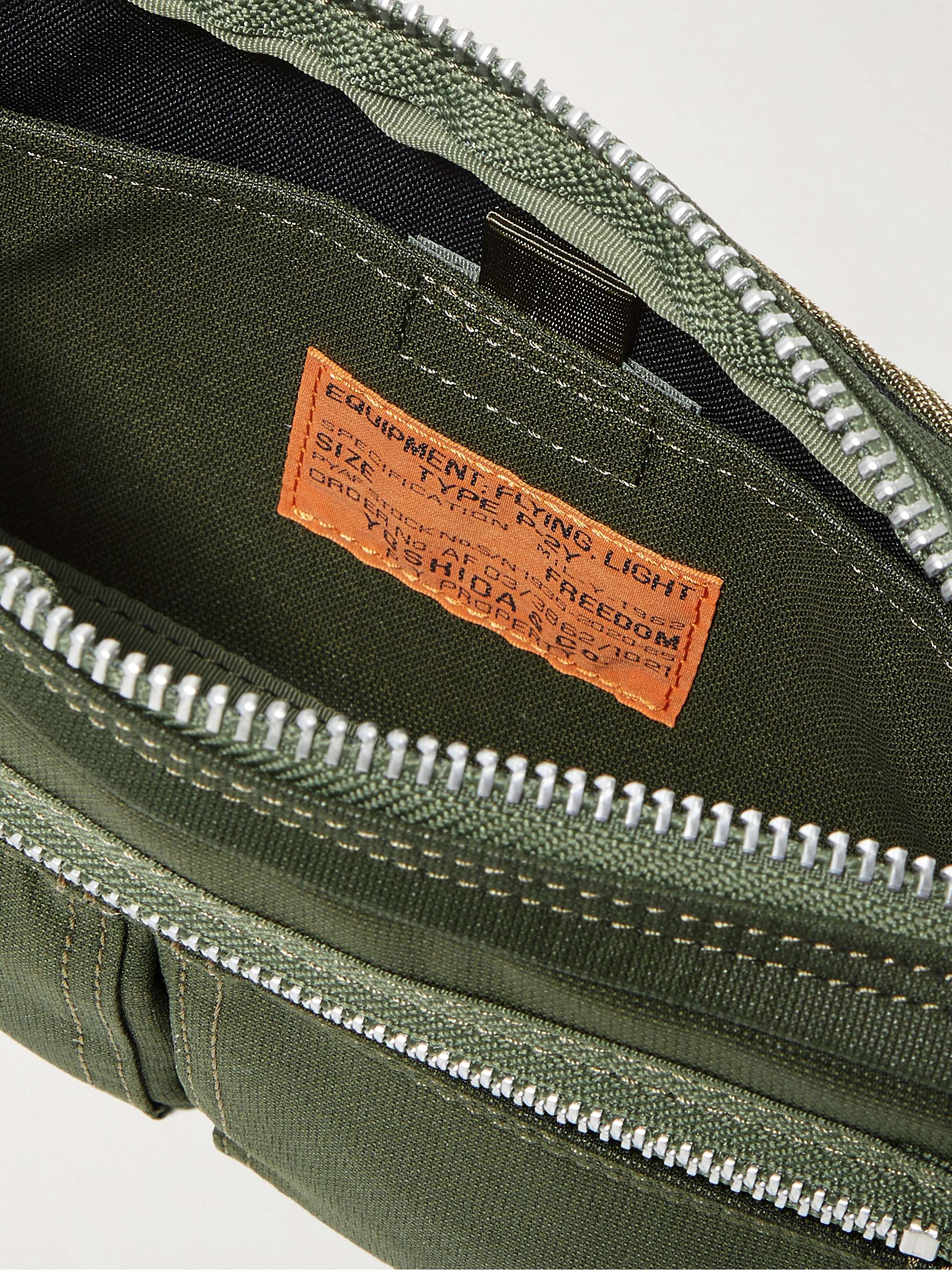 PORTER-YOSHIDA & CO Flying Ace 2Way Webbing-Trimmed Nylon Messenger Bag