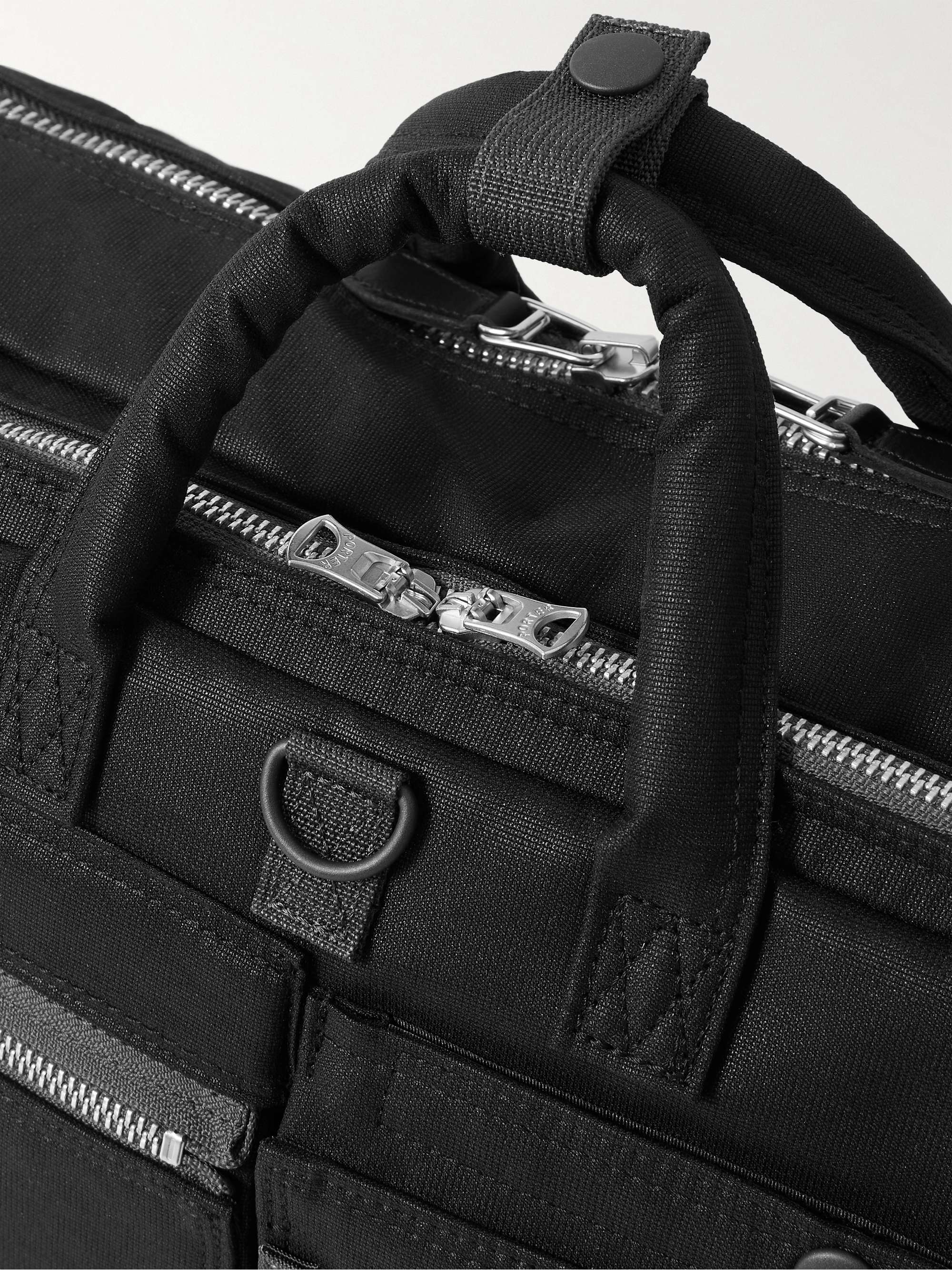 PORTER-YOSHIDA & CO Flying Ace 3Way Webbing-Trimmed Nylon Briefcase