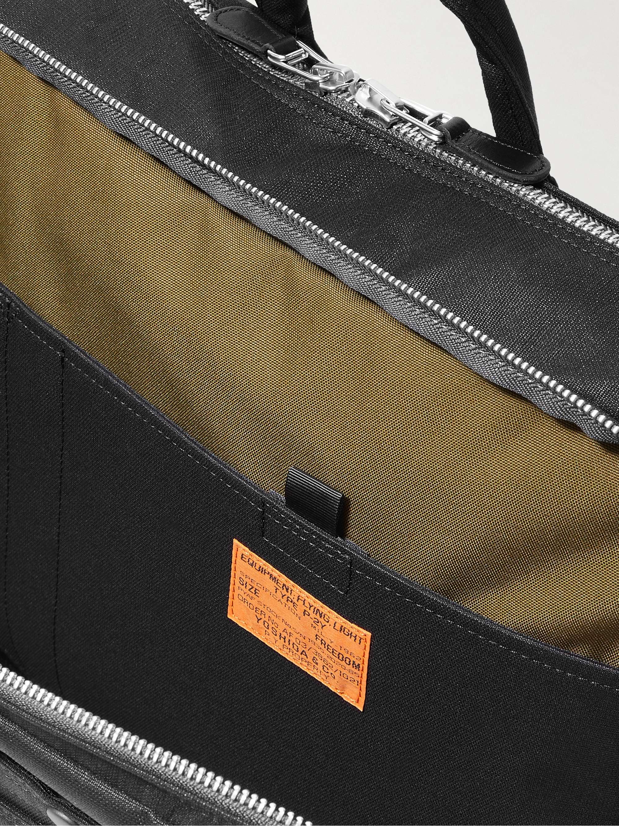 PORTER-YOSHIDA & CO Flying Ace 3Way Webbing-Trimmed Nylon Briefcase