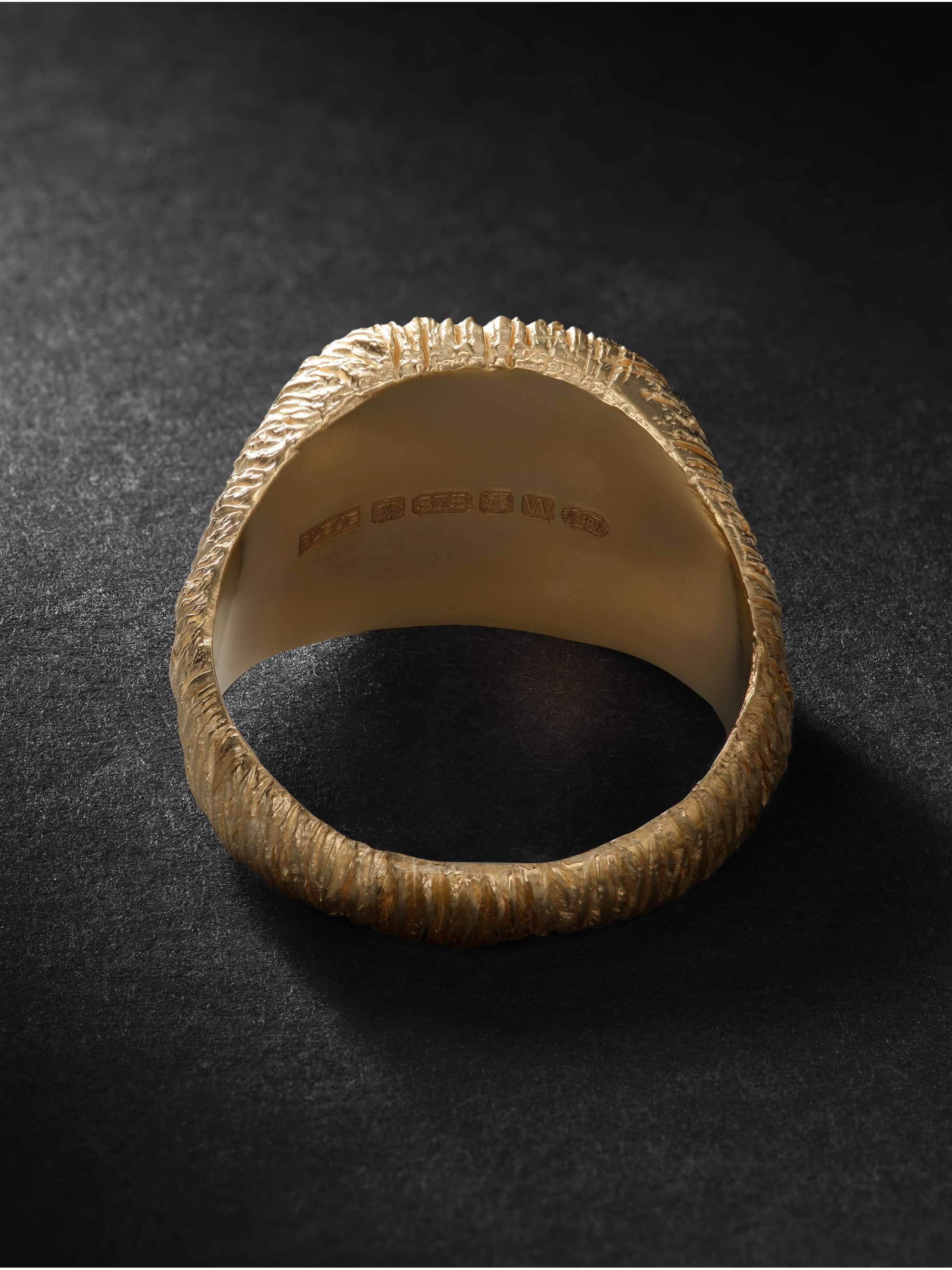 BLEUE BURNHAM 9-Karat Recycled Gold Ring
