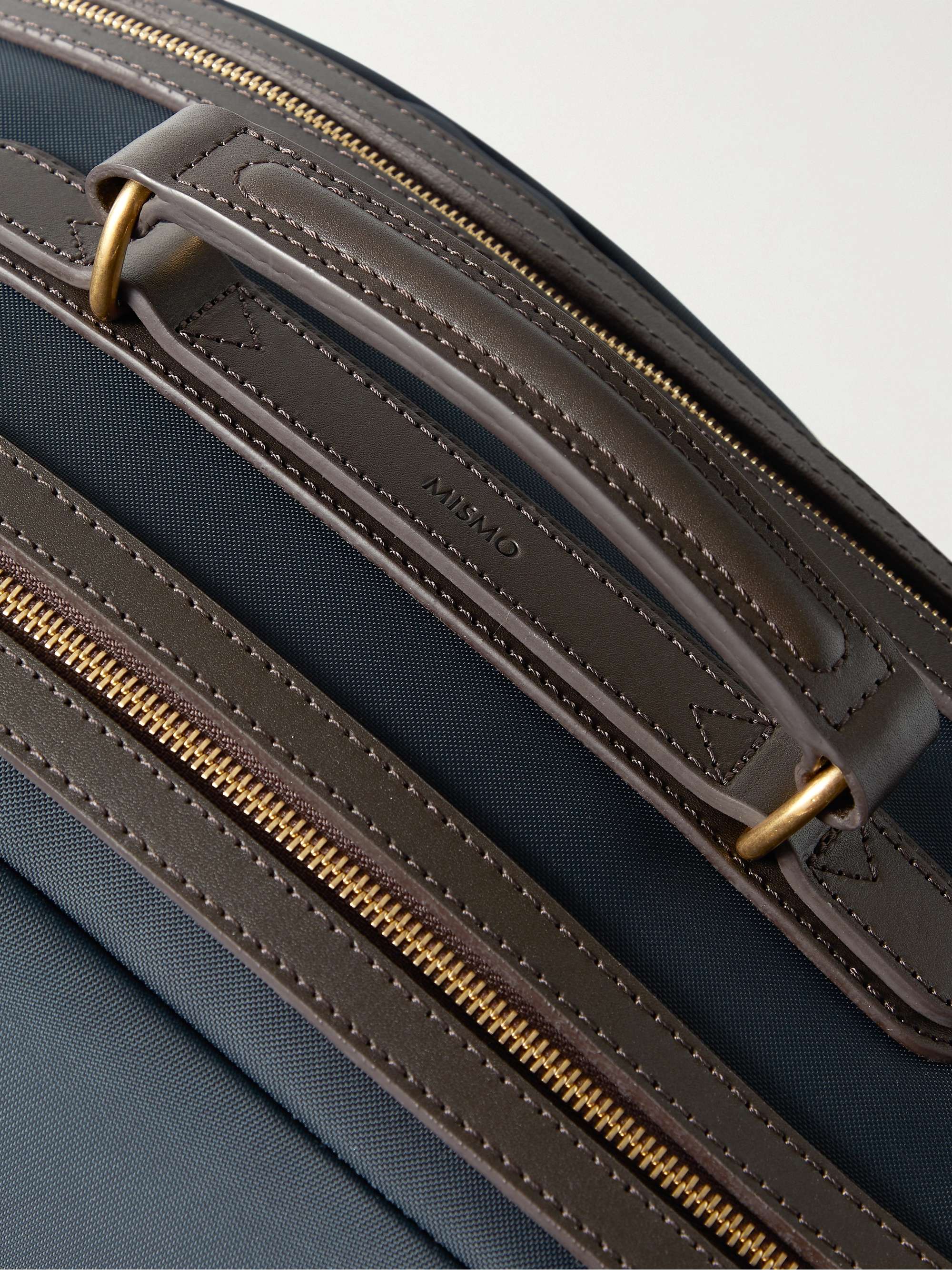 MISMO M/S Leather-Trimmed Nylon Tennis Racket Case