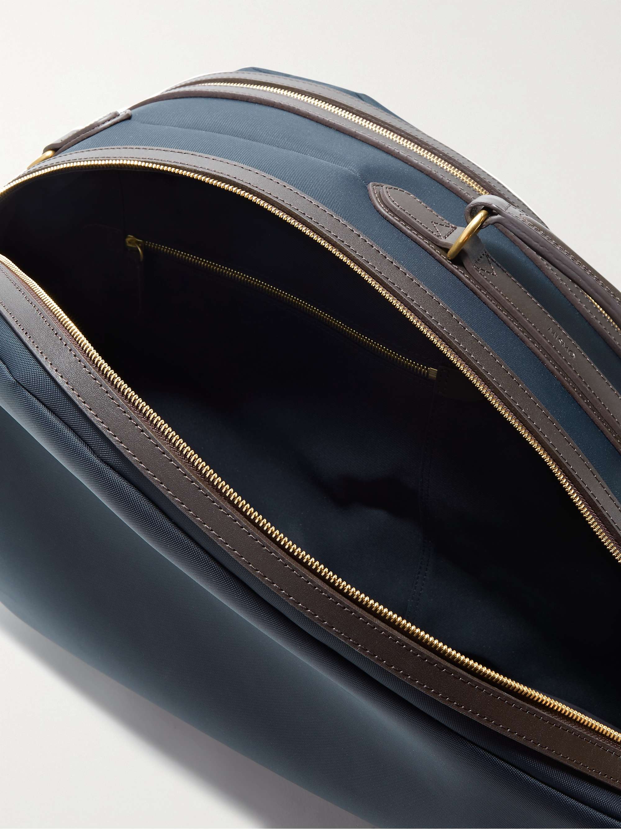MISMO M/S Leather-Trimmed Nylon Tennis Racket Case