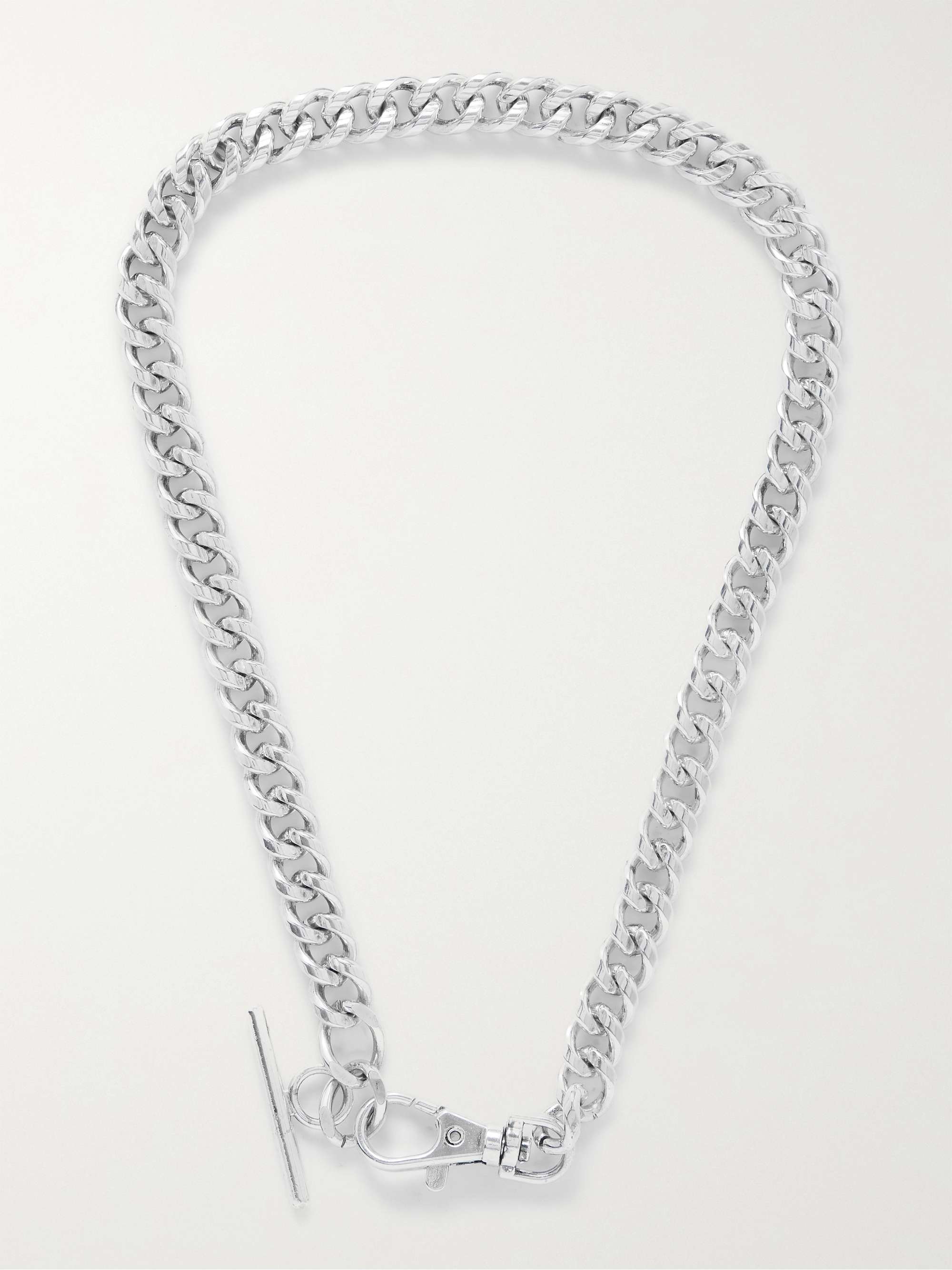MARTINE ALI Sandy Silver-Plated Chain Necklace for Men | MR PORTER