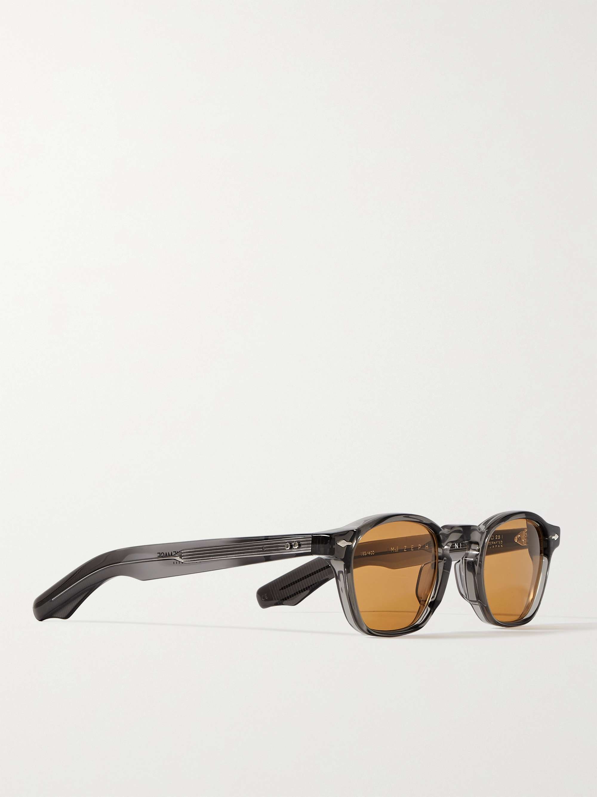 JACQUES MARIE MAGE Zephirin Round-Frame Acetate Sunglasses