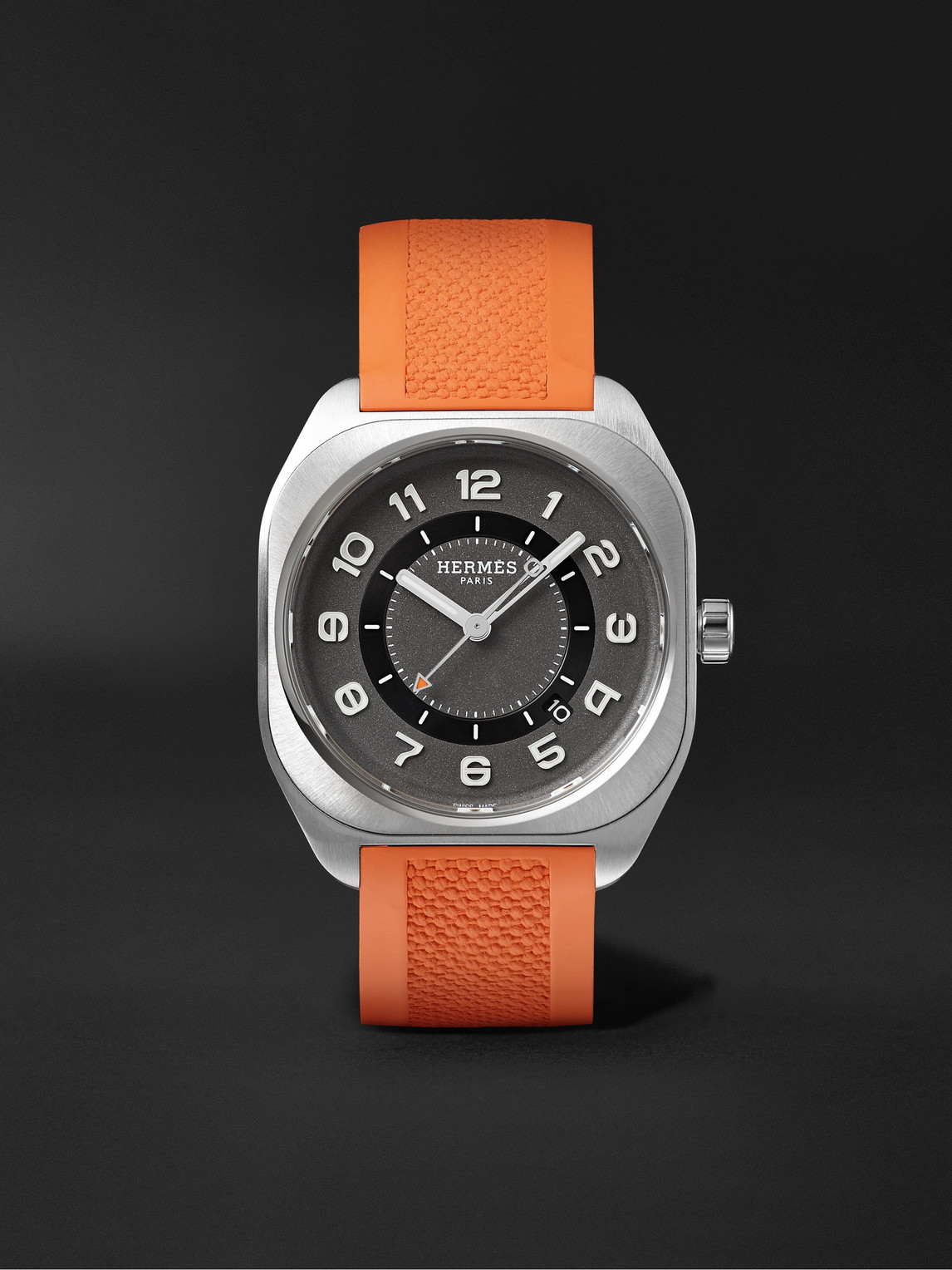 Hermès Timepieces - H08 Automatic 39mm Titanium and Rubber Watch, Ref. No. 049628WW00 - Men - Black