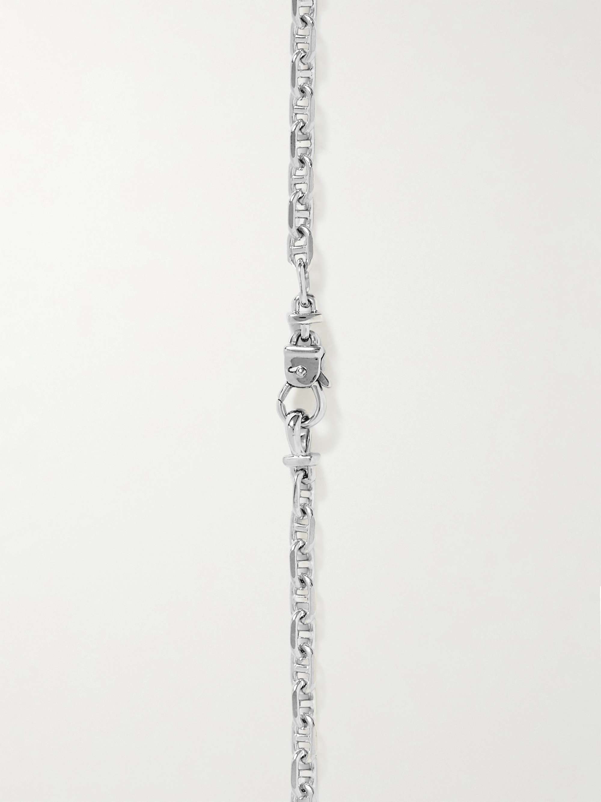 TOM WOOD Rhodium-Plated Necklace