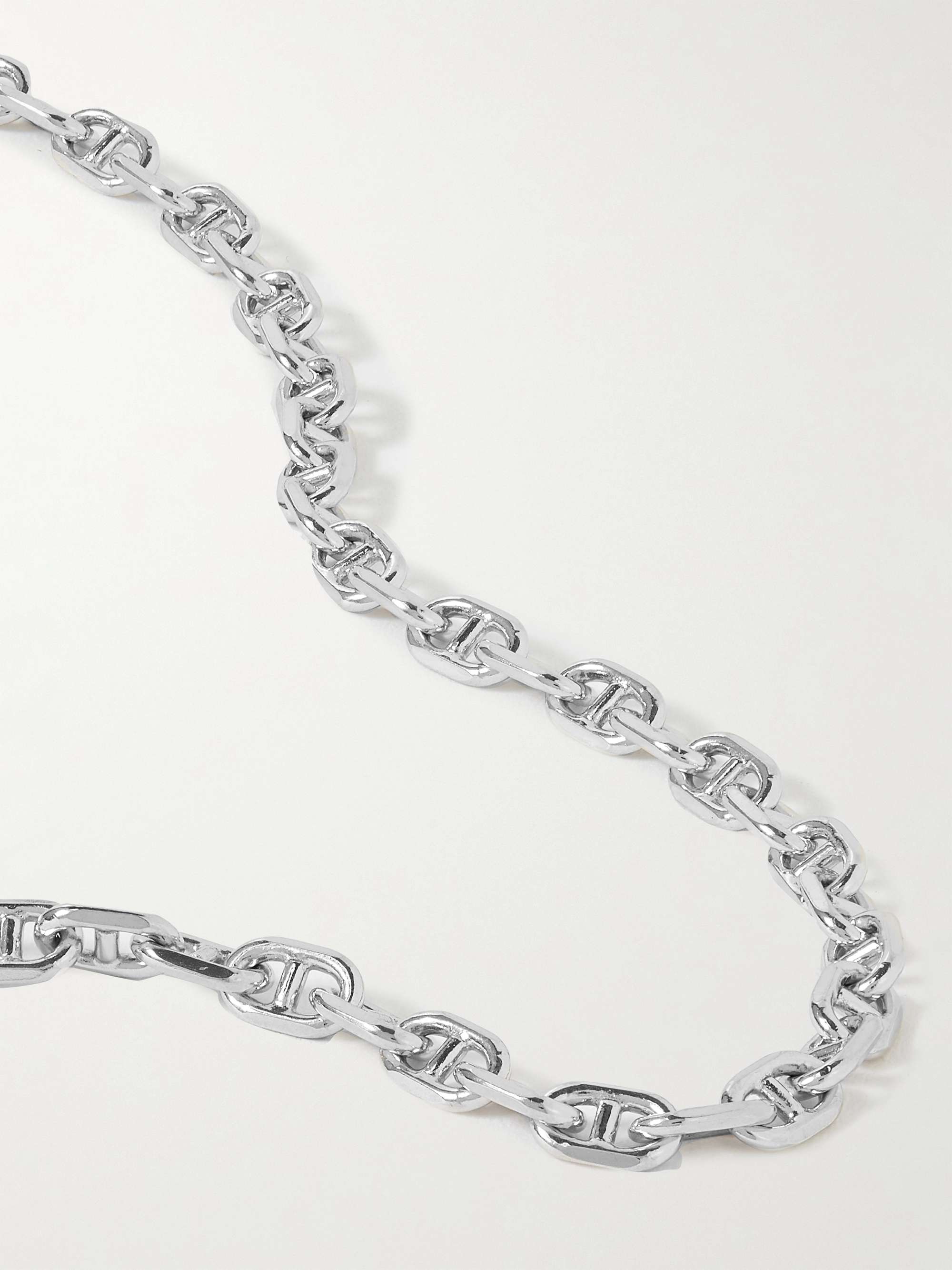 TOM WOOD Rhodium-Plated Necklace