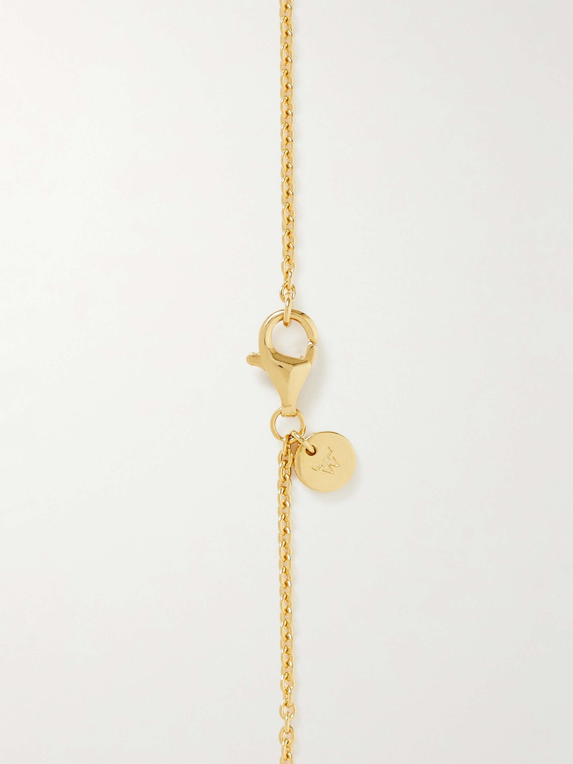 TOM WOOD Angel Gold-Plated Necklace