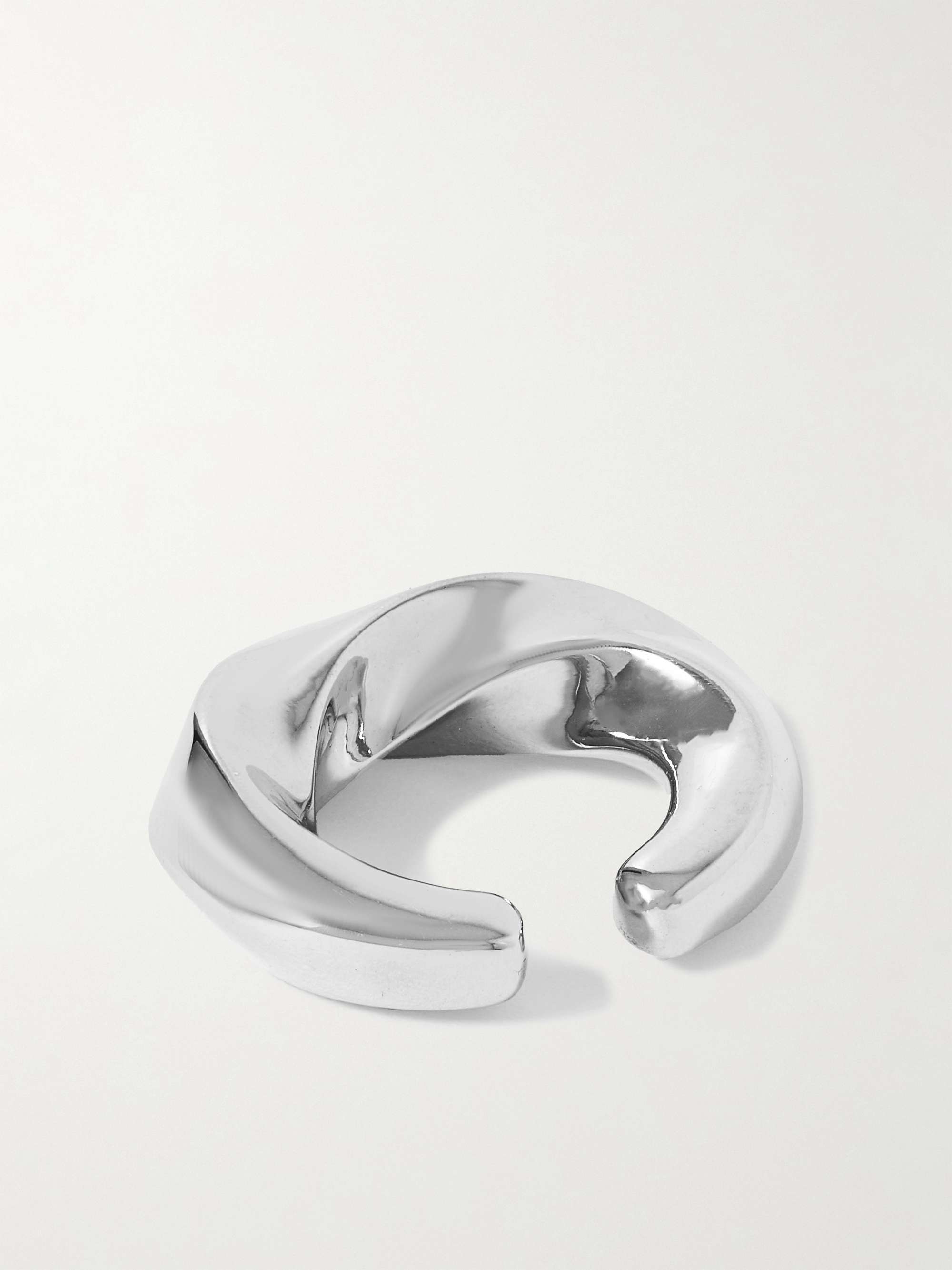 TOM WOOD Infinity Rhodium-Plated Single Ear Cuff