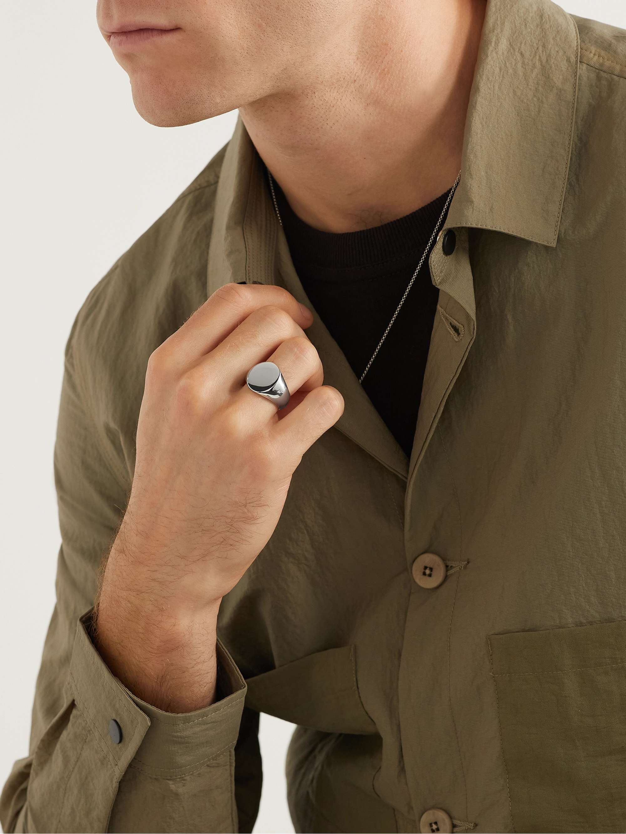 MORE is LOVE | Tom Wood - Oval Tiger Eye Ring - Rings