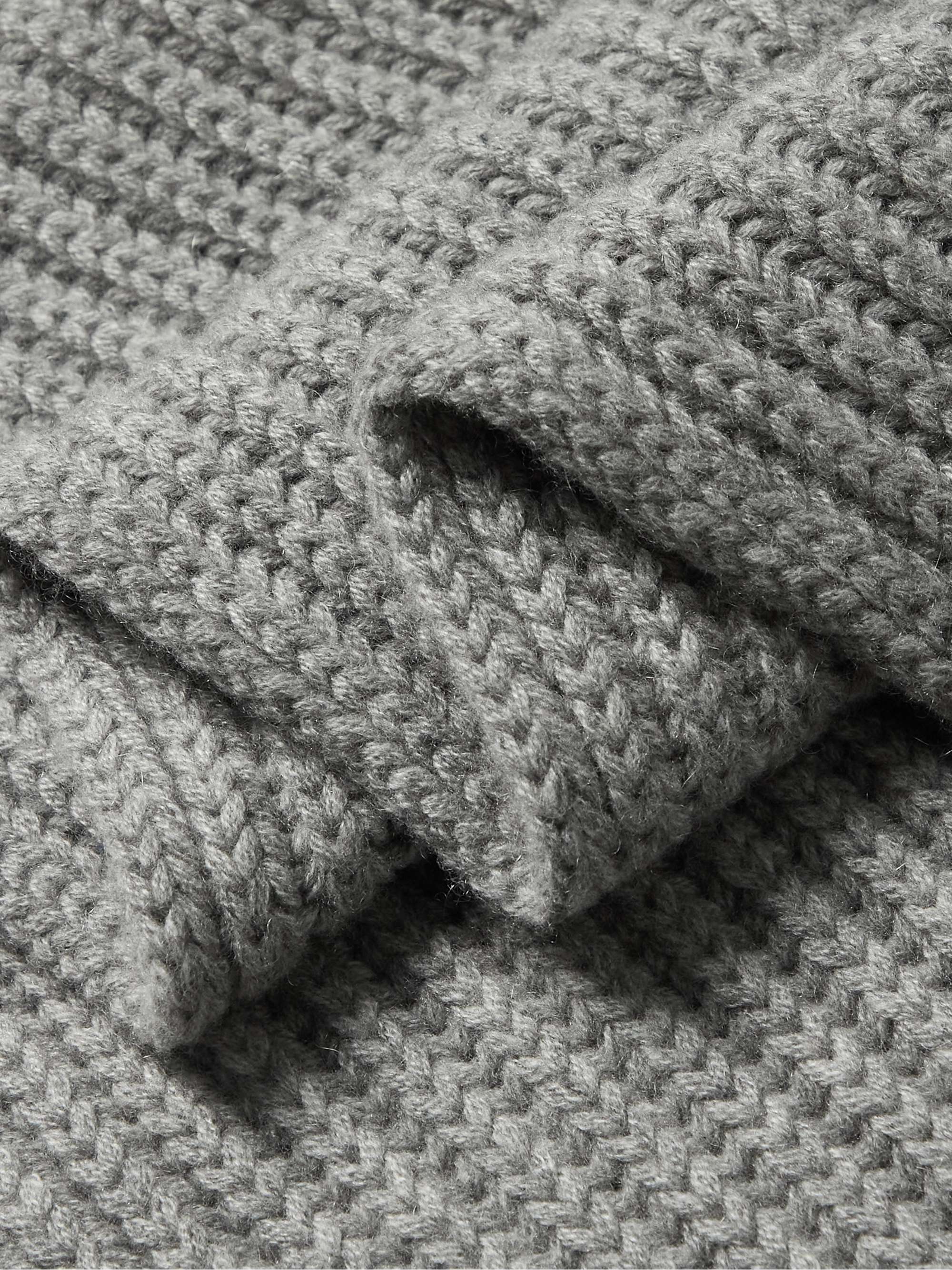 LORO PIANA Ribbed Cashmere Scarf