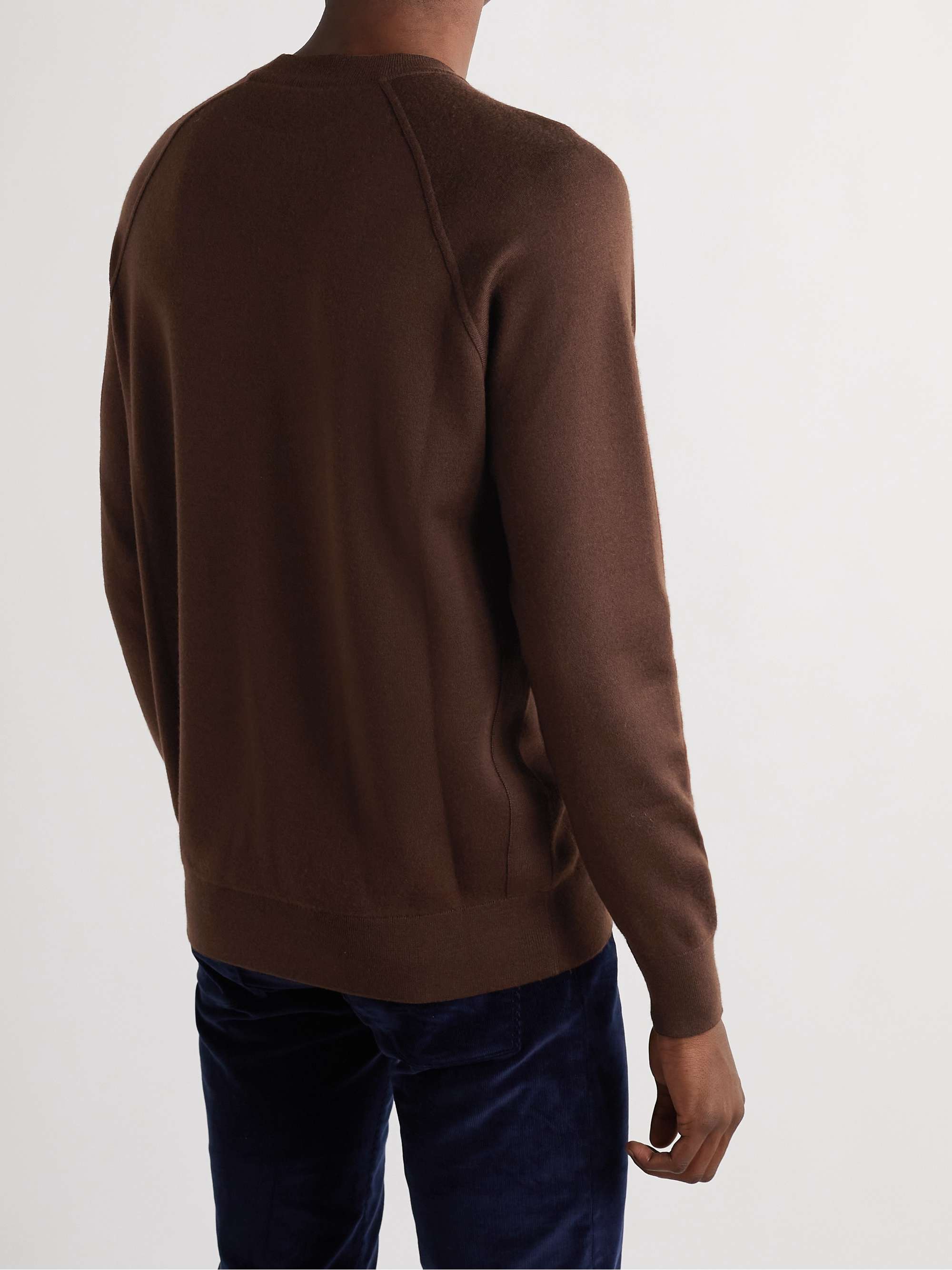 LORO PIANA Cashmere, Virgin Wool and Silk-Blend Sweater