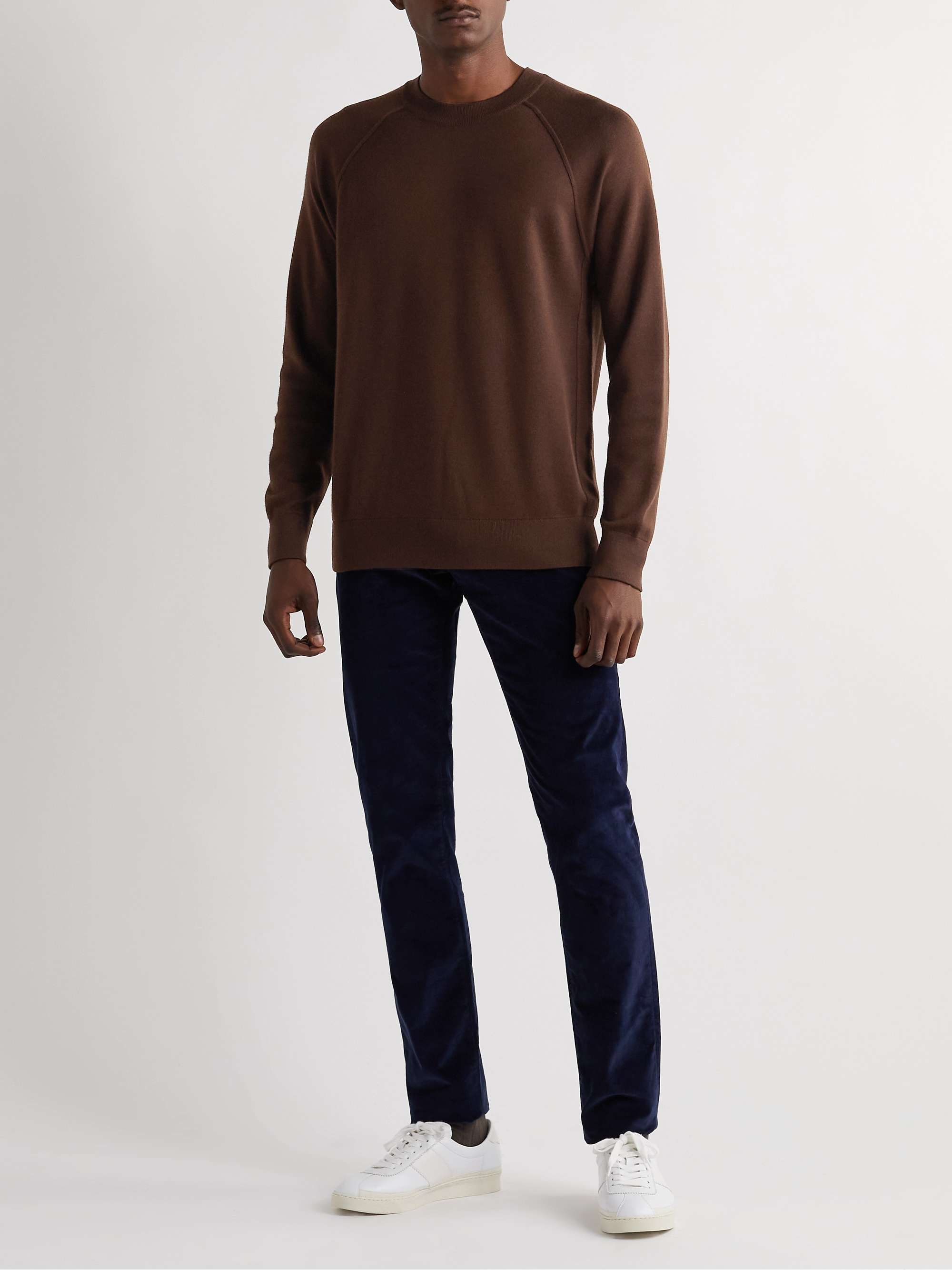 LORO PIANA Cashmere, Virgin Wool and Silk-Blend Sweater