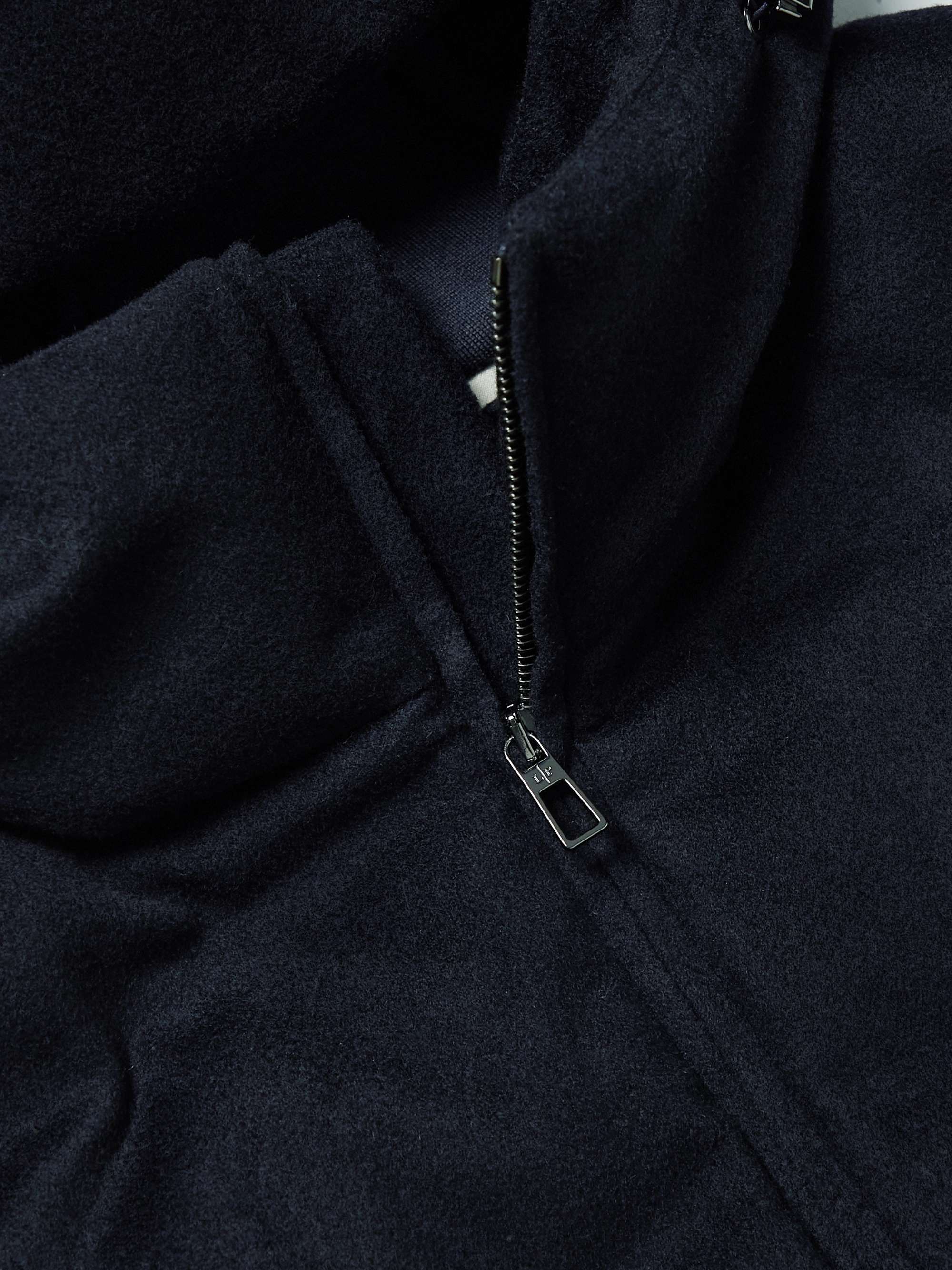 LORO PIANA Quilted Storm System Cashmere Hooded Down Jacket