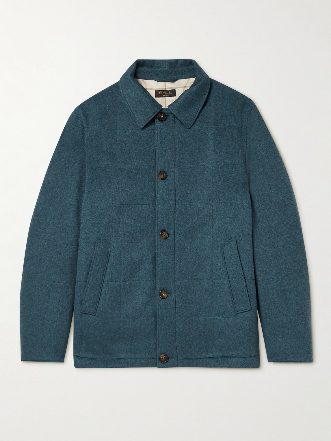 Loro Piana Renton Padded Quilted Cashmere-Blend Jacket - Men