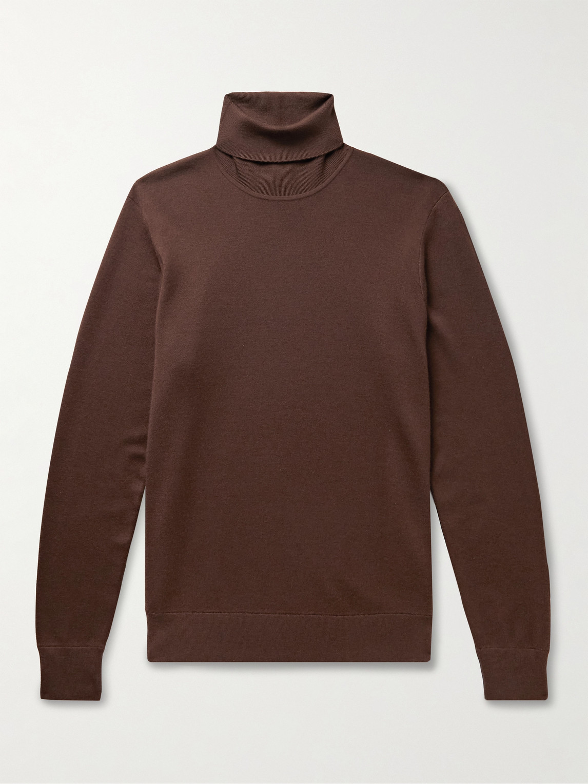 Loro Piana Dolcevita Slim-Fit Cashmere, Virgin Wool and Silk-Blend Rollneck Sweater - Men