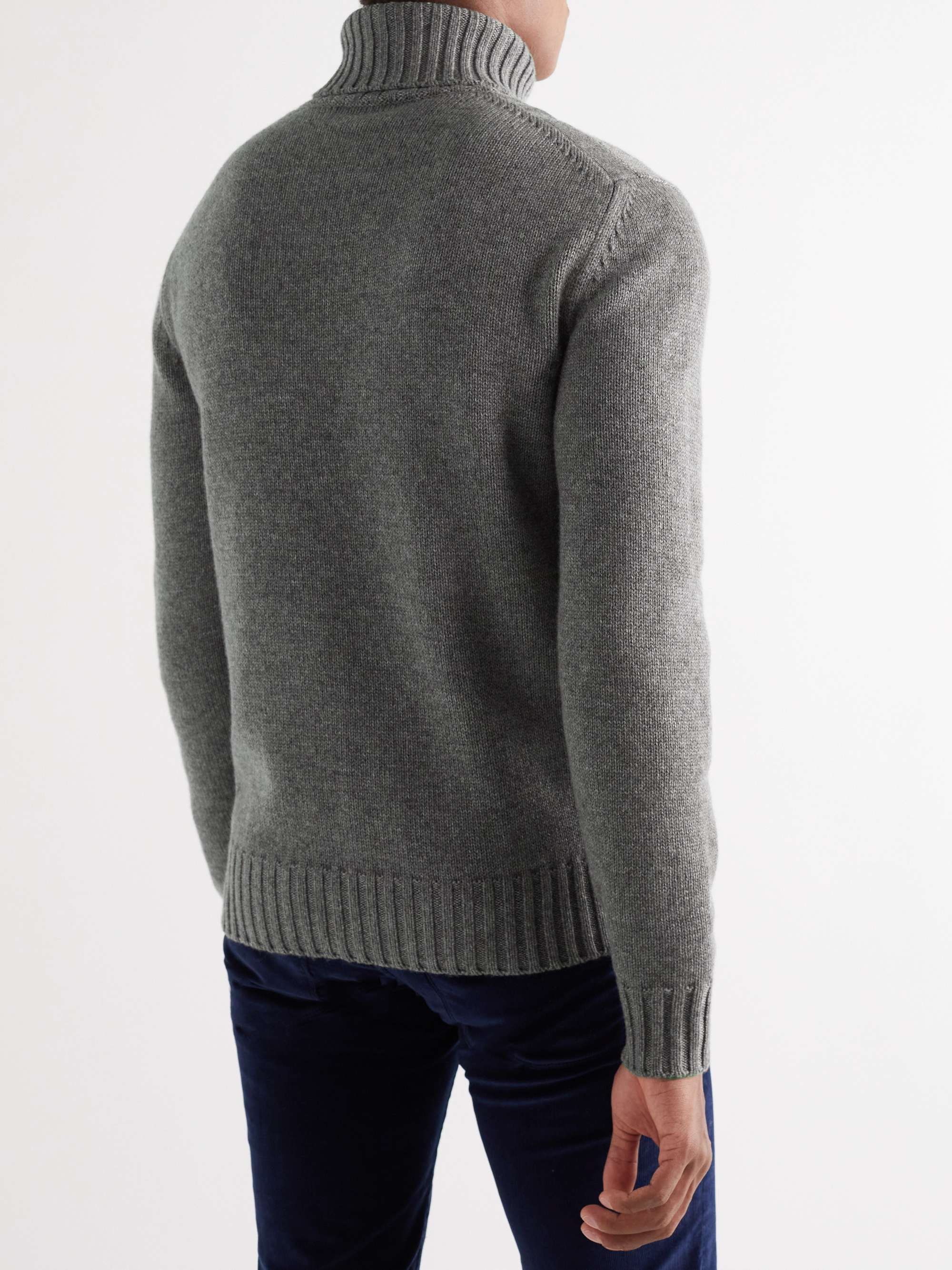 LORO PIANA Grafton Baby Cashmere Rollneck Sweater