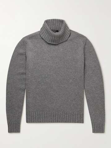 Roll neck jumper mens designer on sale