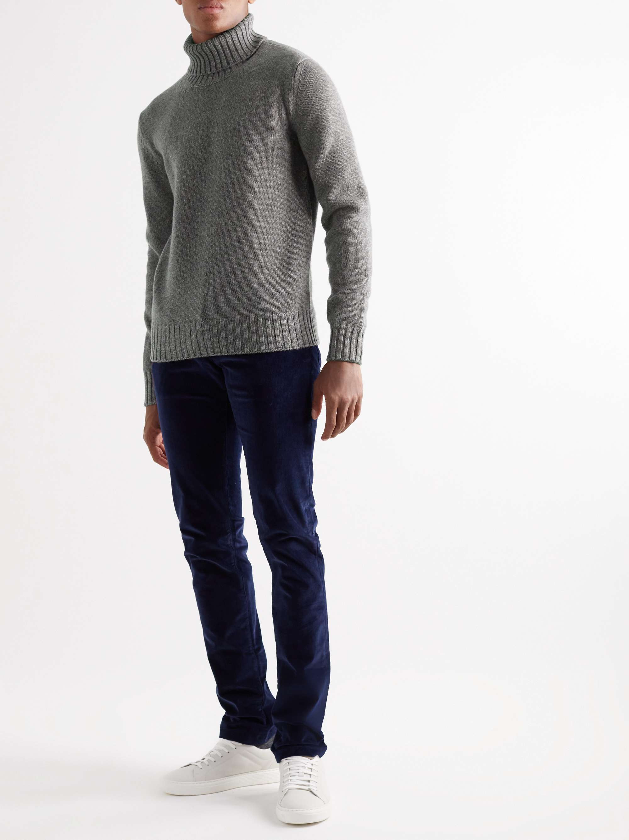 LORO PIANA Grafton Baby Cashmere Rollneck Sweater