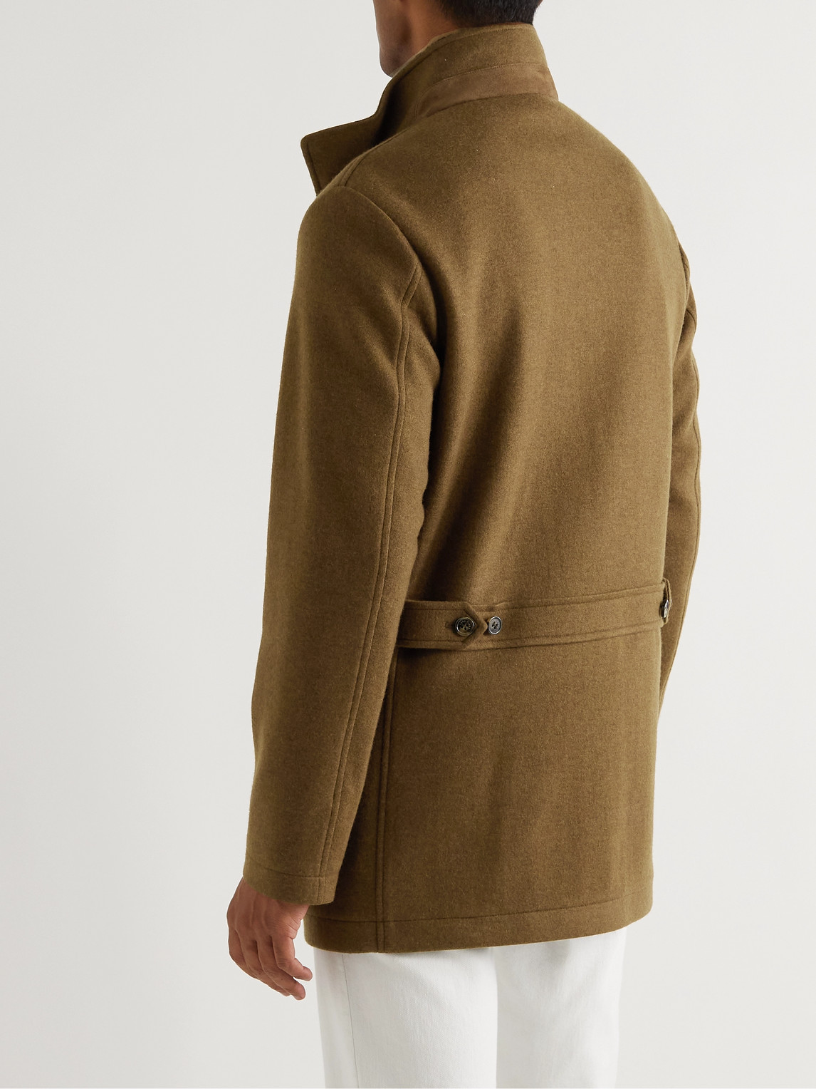 Shop Loro Piana Winter Voyager Cashmere Jacket In Brown