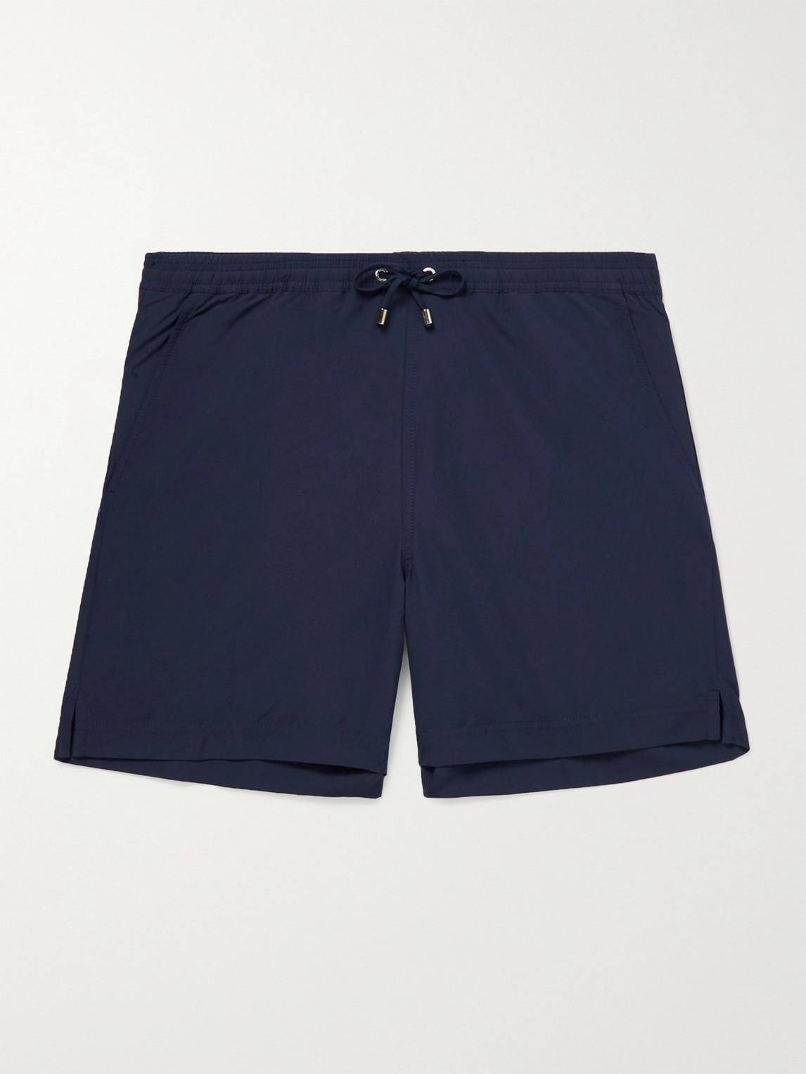 Sunspel Mid-length Recycled Seaqual Swim Shorts In Blue