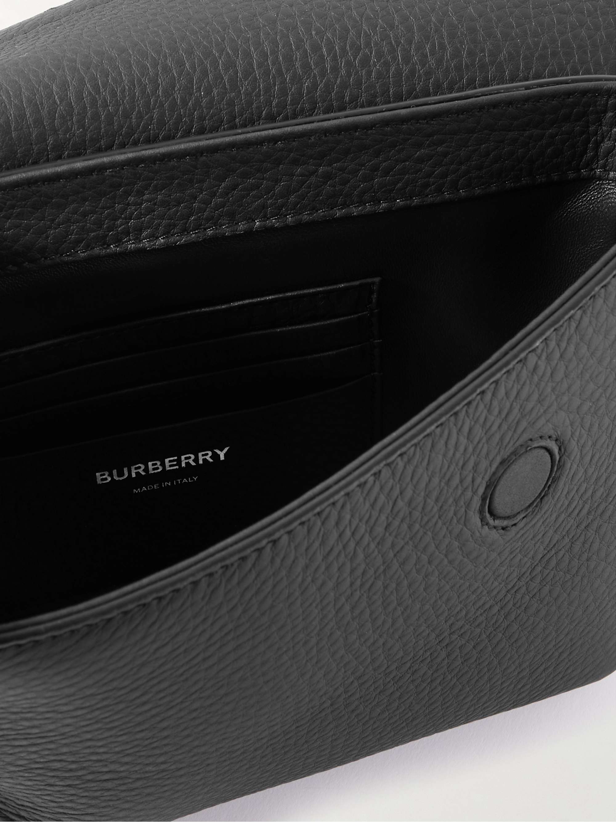 BURBERRY Full-Grain Leather Belt Bag