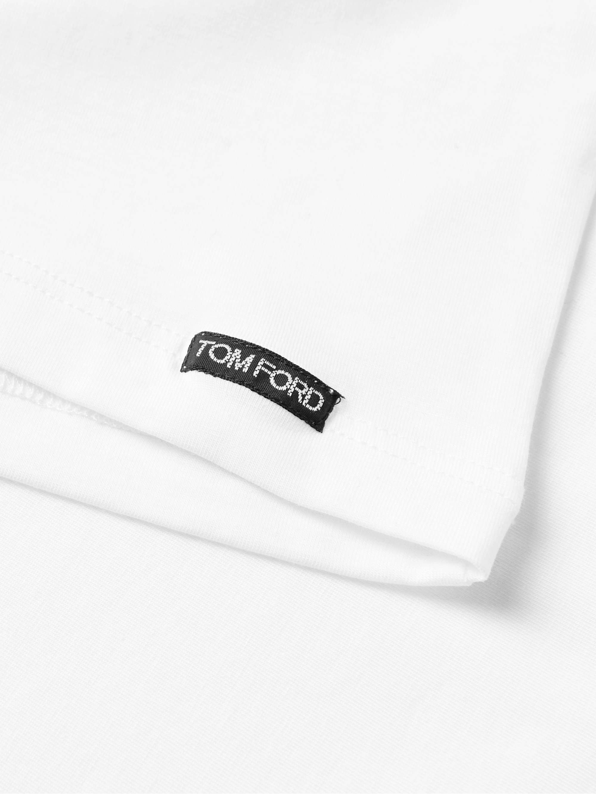 TOM FORD Stretch Cotton and Modal-Blend T-Shirt