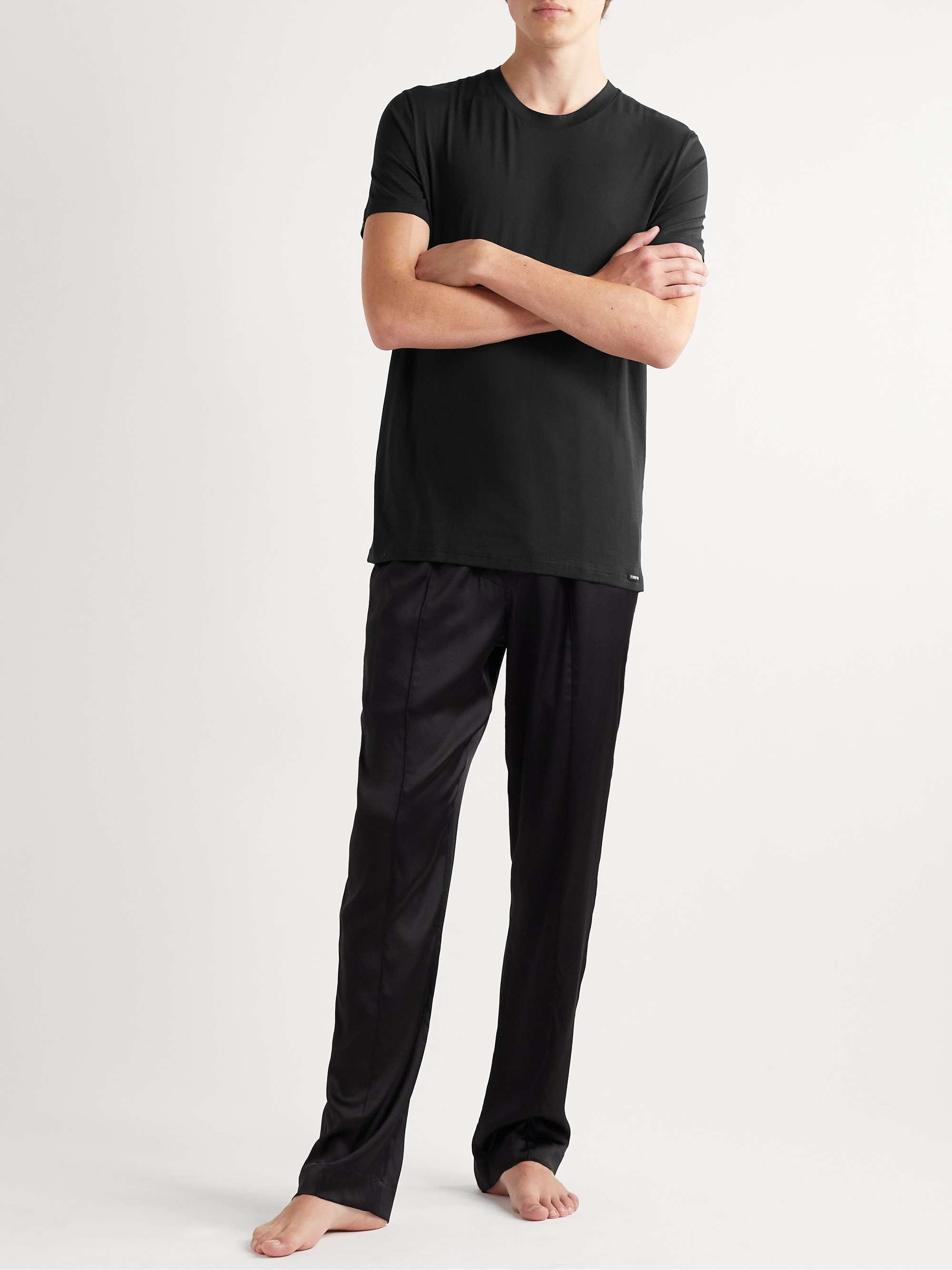 TOM FORD Stretch Cotton and Modal-Blend T-Shirt