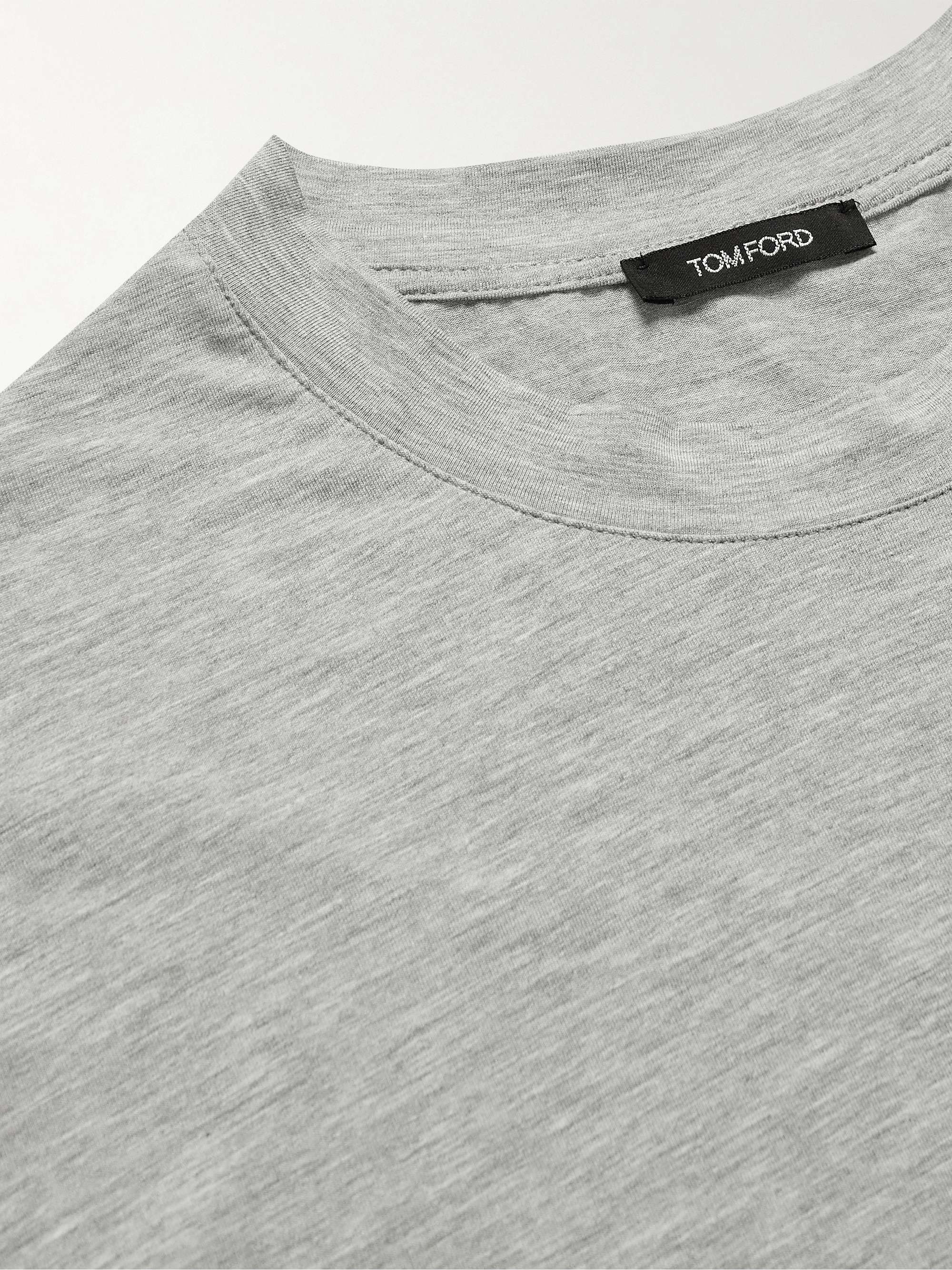 TOM FORD Stretch Cotton and Modal-Blend T-Shirt