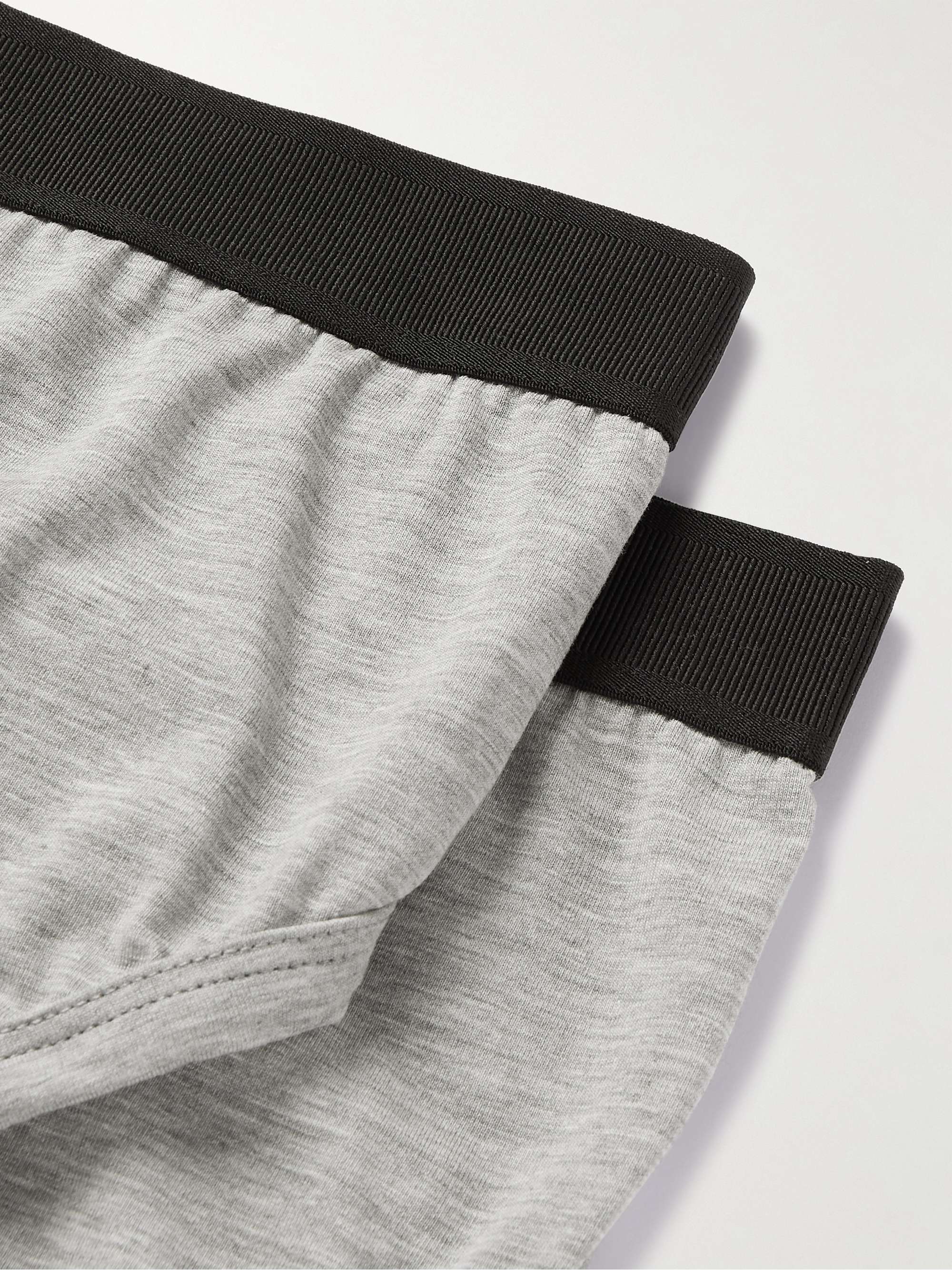 TOM FORD Two-Pack Stretch Cotton and Modal-Blend Briefs