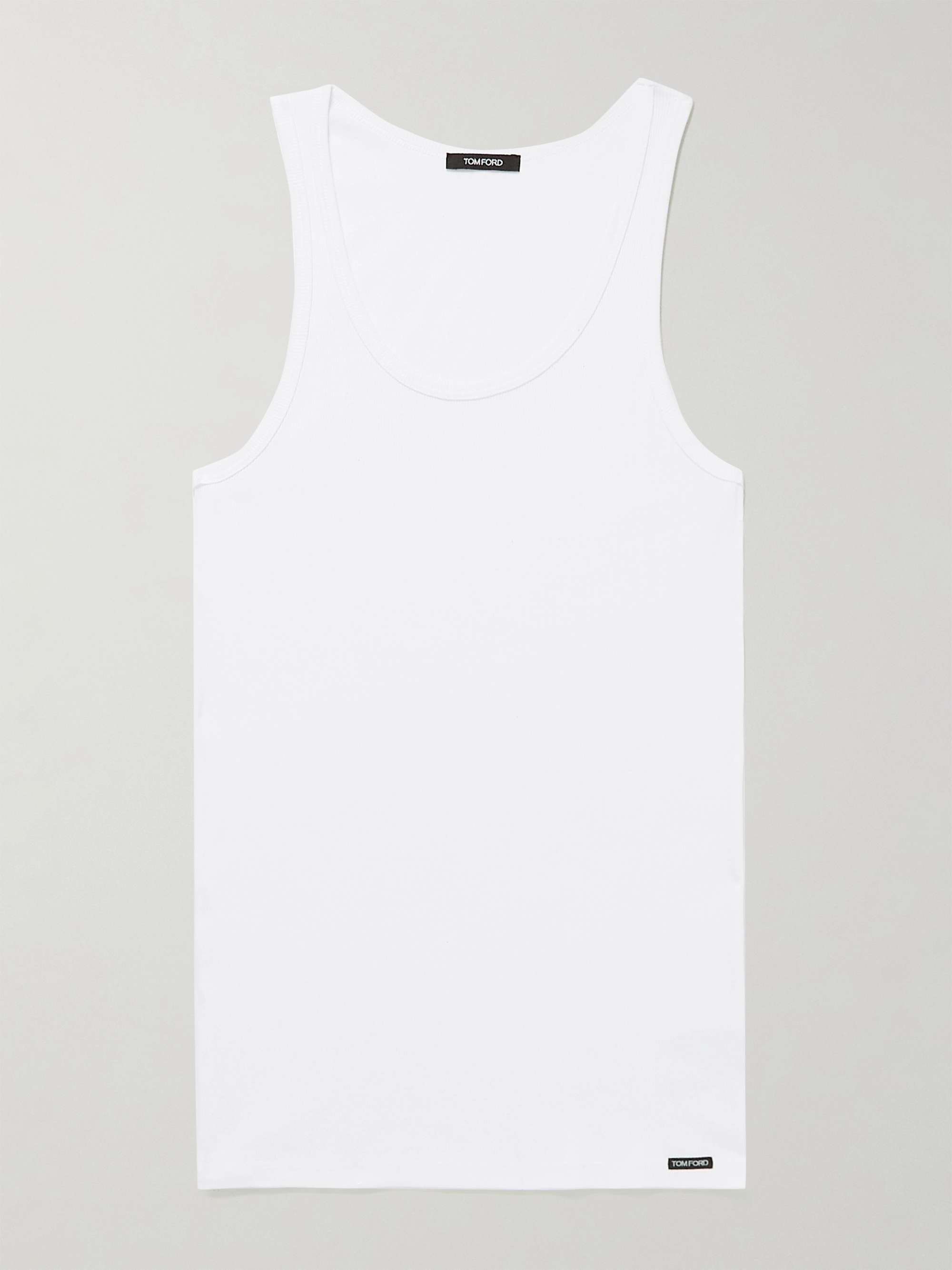 TOM FORD Ribbed Cotton and Modal-Blend Tank Top for Men