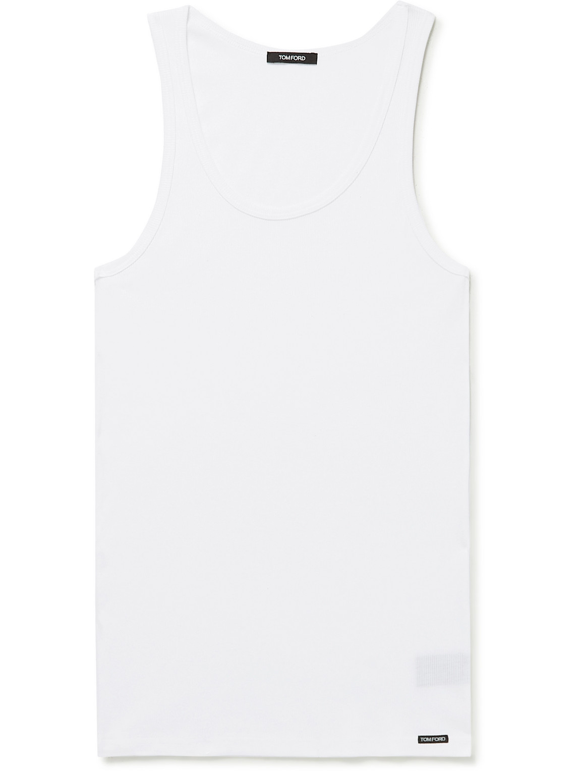Ribbed Cotton and Modal-Blend Tank Top