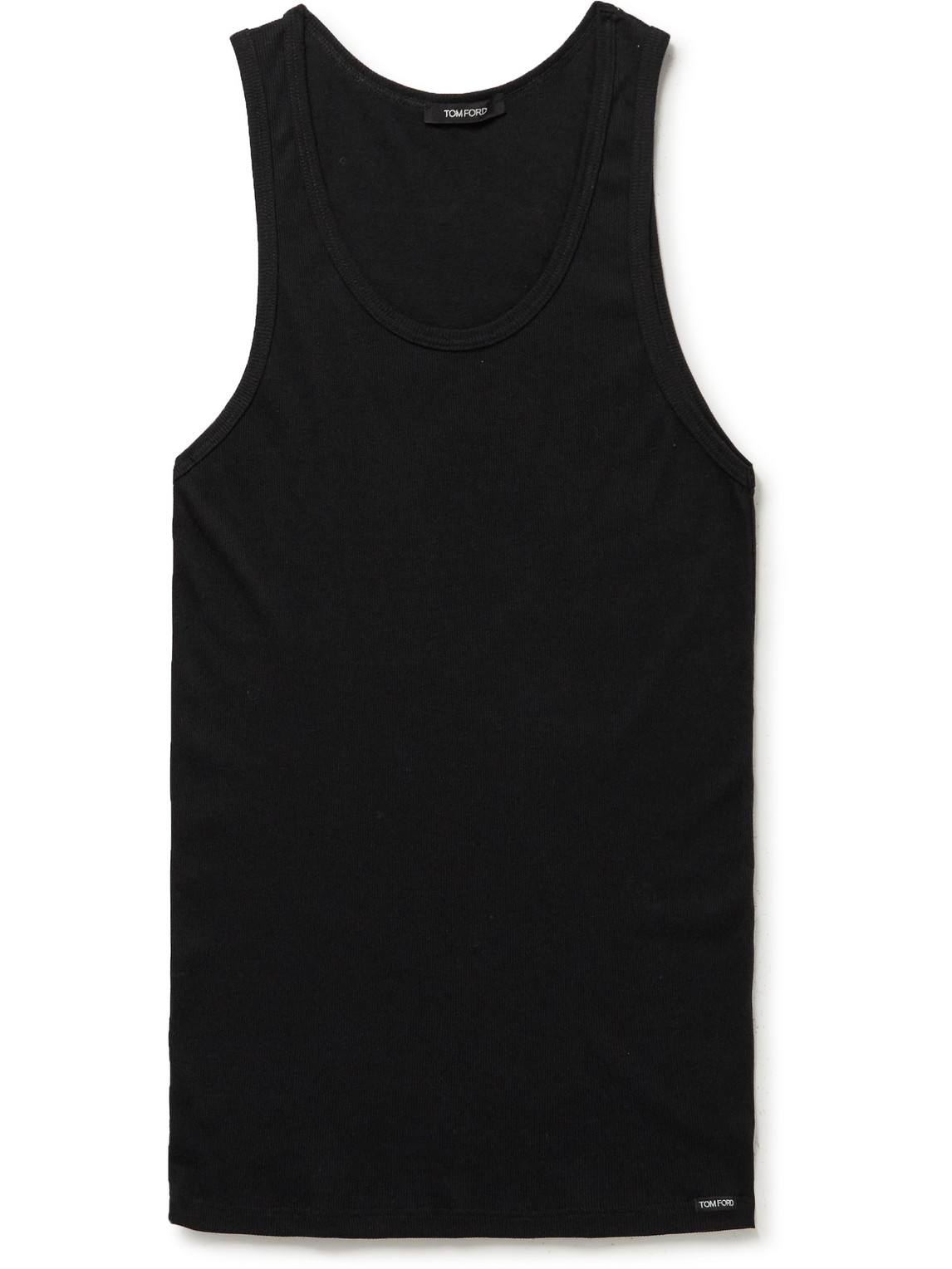 Ribbed Cotton and Modal-Blend Tank Top